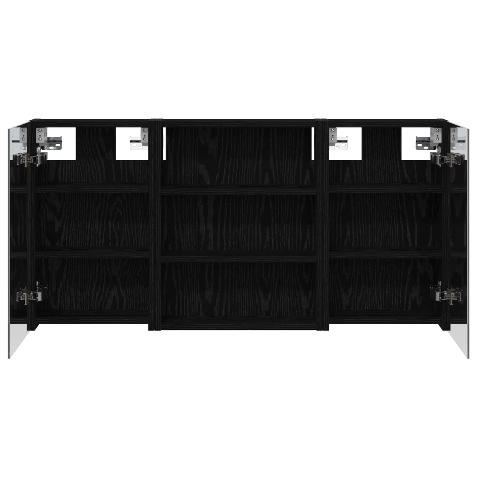 Badezimmerschrank-Set 3 pcs 100 x 10,5 x 50 cm Holzwerkstoff