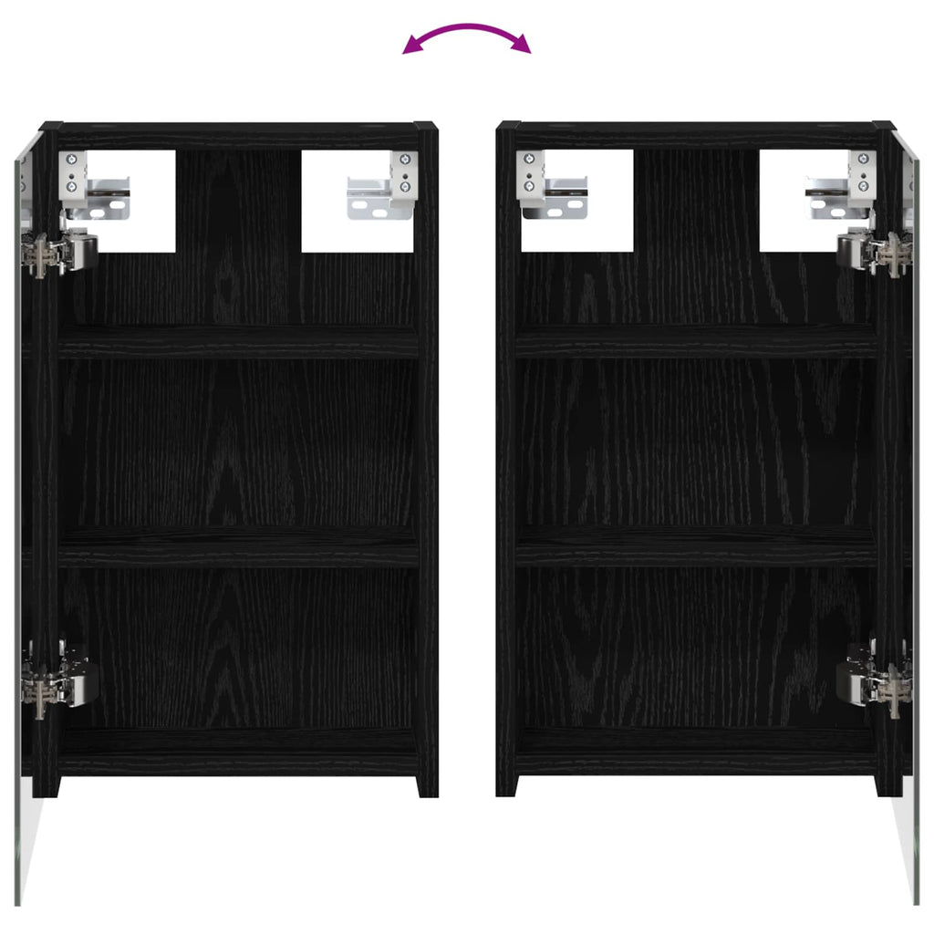 Badezimmerschrank-Set 3 pcs 100 x 10,5 x 50 cm Holzwerkstoff