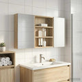 Badezimmerschrank-Set 3 pcs 100 x 10,5 x 50 cm Holzwerkstoff
