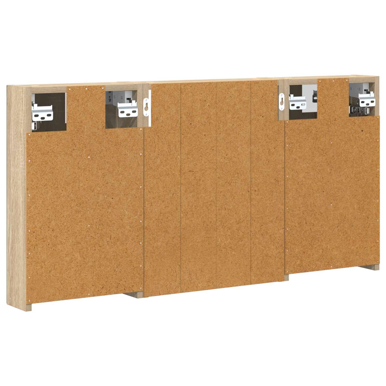 Badezimmerschrank-Set 3 pcs 100 x 10,5 x 50 cm Holzwerkstoff