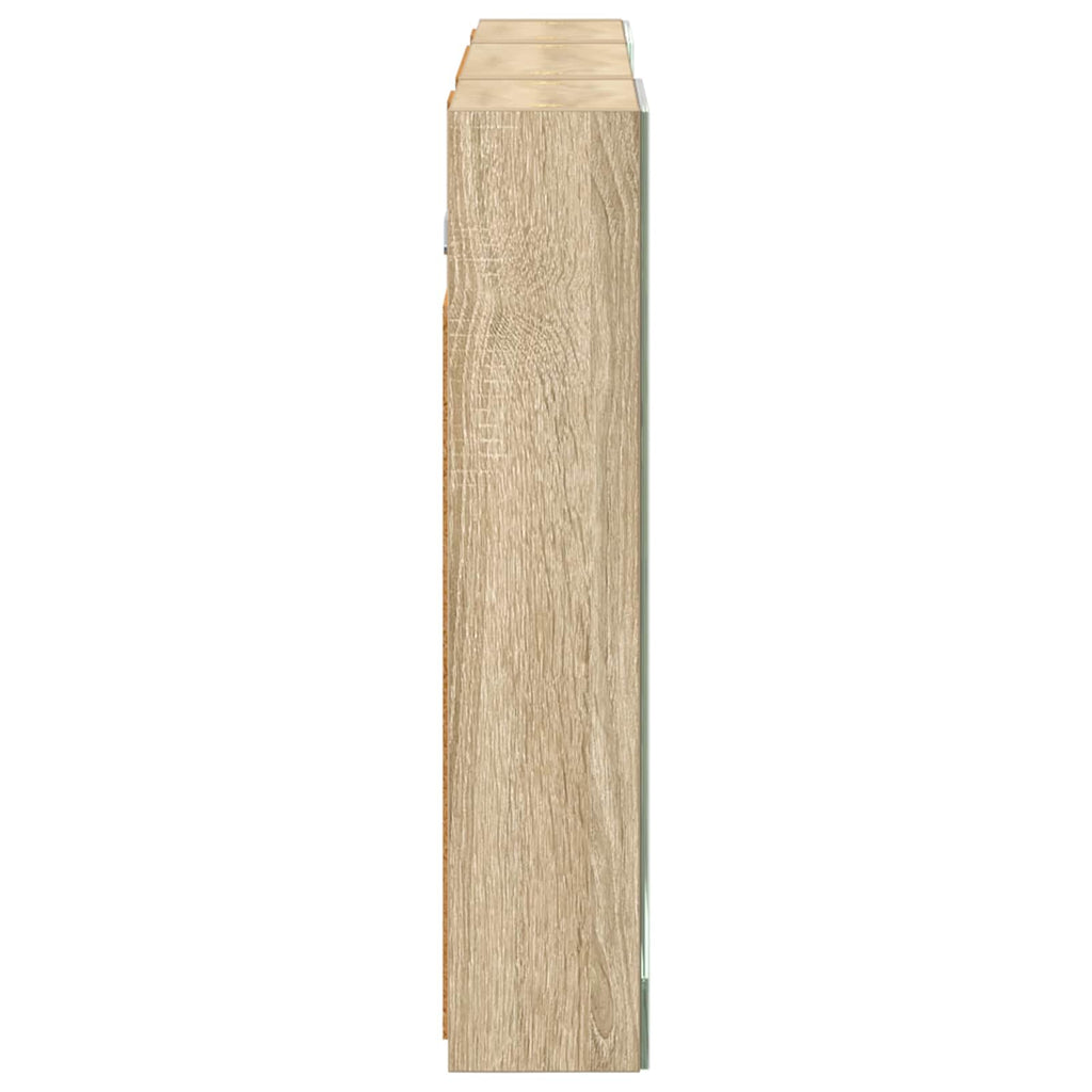 Badezimmerschrank-Set 3 pcs 100 x 10,5 x 50 cm Holzwerkstoff