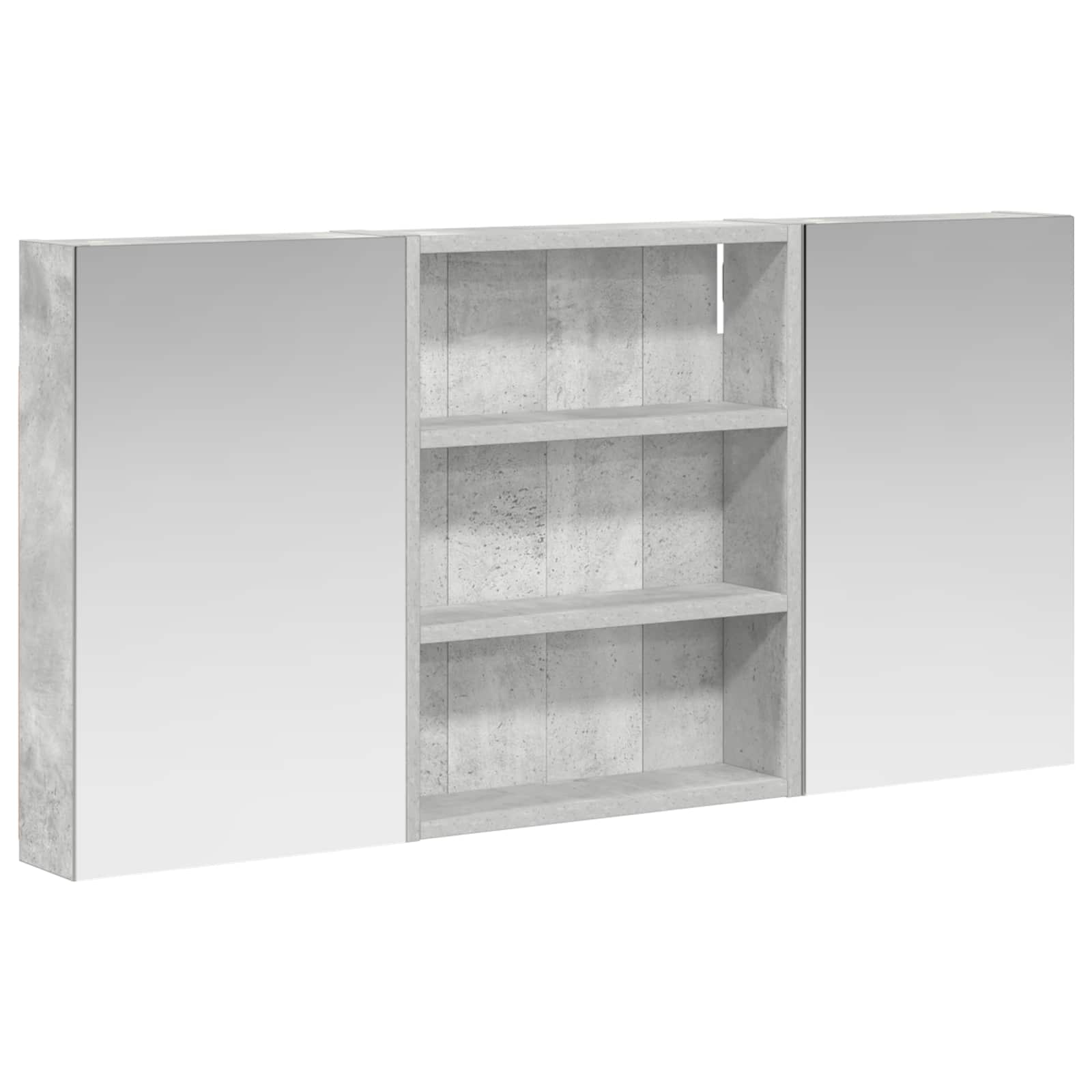 Badezimmerschrank-Set 3 pcs 100 x 10,5 x 50 cm Holzwerkstoff