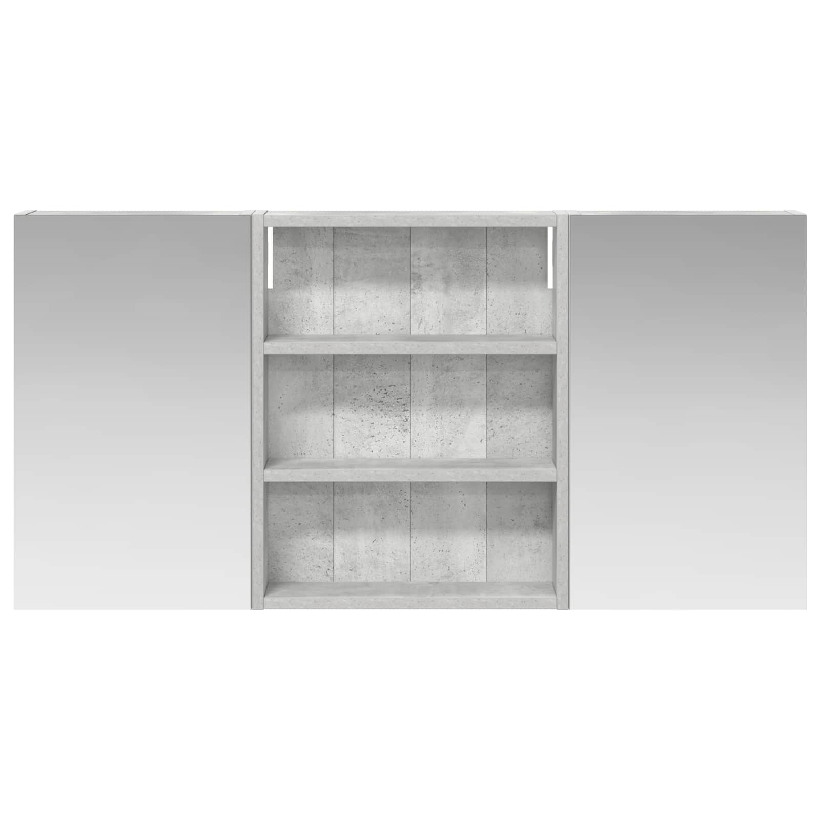 Badezimmerschrank-Set 3 pcs 100 x 10,5 x 50 cm Holzwerkstoff