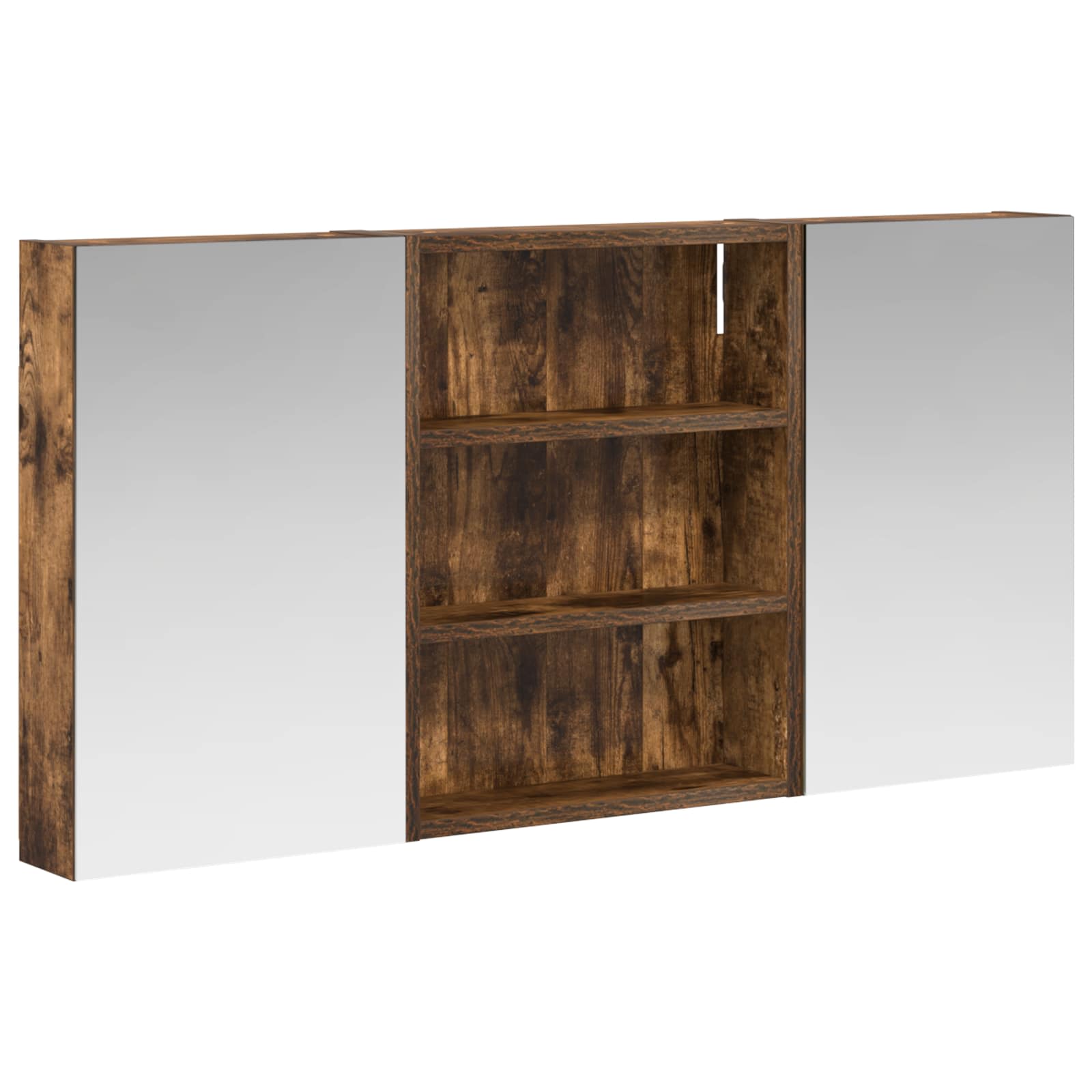 Badezimmerschrank-Set 3 pcs 100 x 10,5 x 50 cm Holzwerkstoff