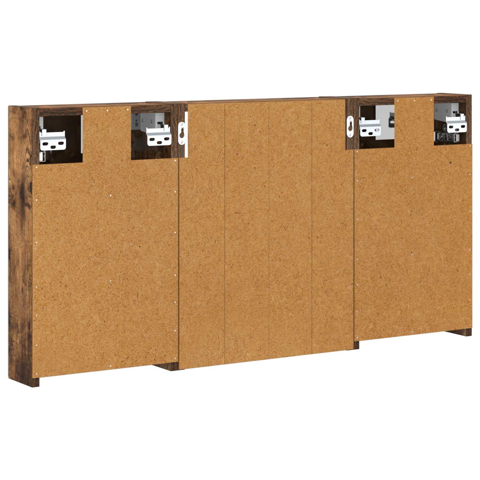 Badezimmerschrank-Set 3 pcs 100 x 10,5 x 50 cm Holzwerkstoff