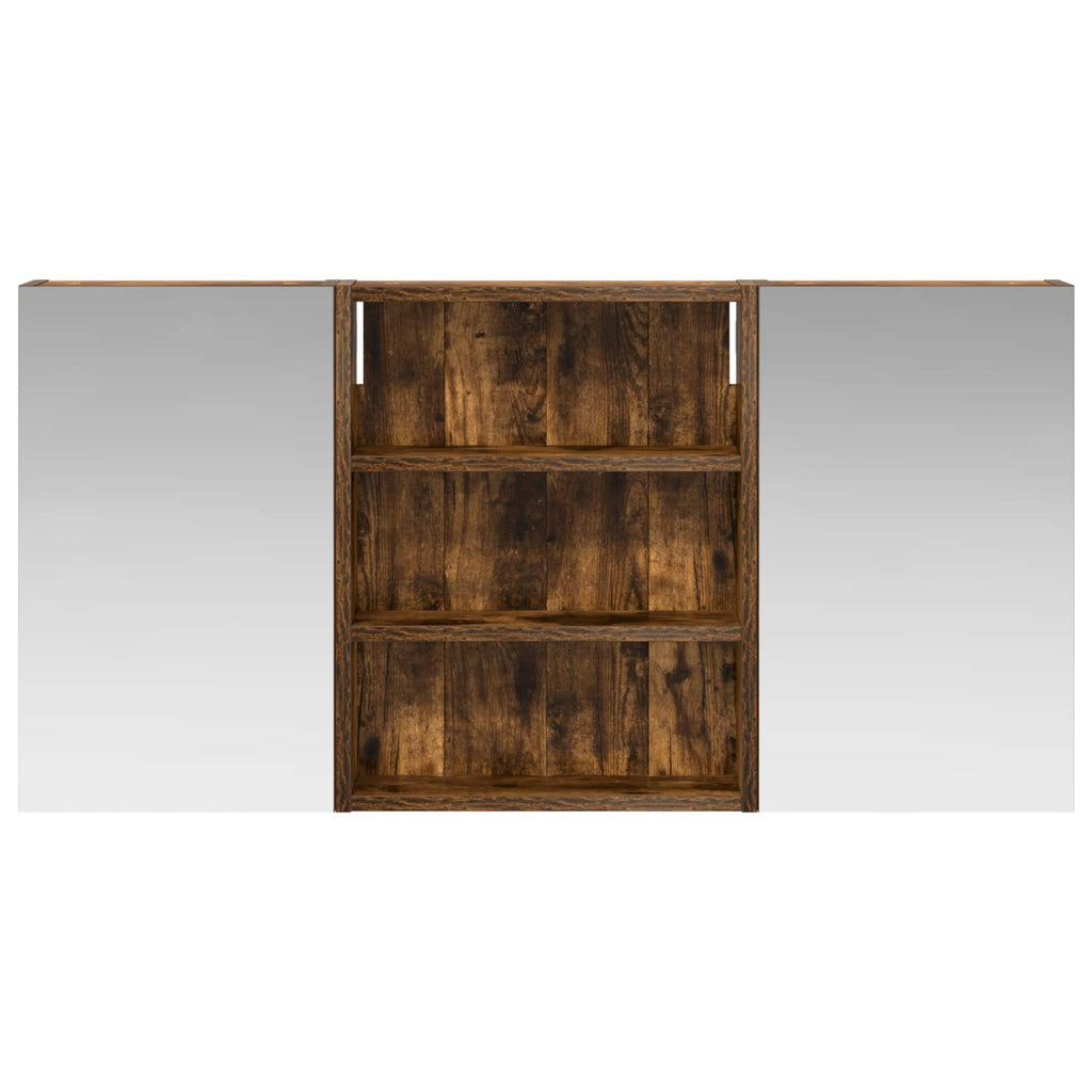 Badezimmerschrank-Set 3 pcs 100 x 10,5 x 50 cm Holzwerkstoff