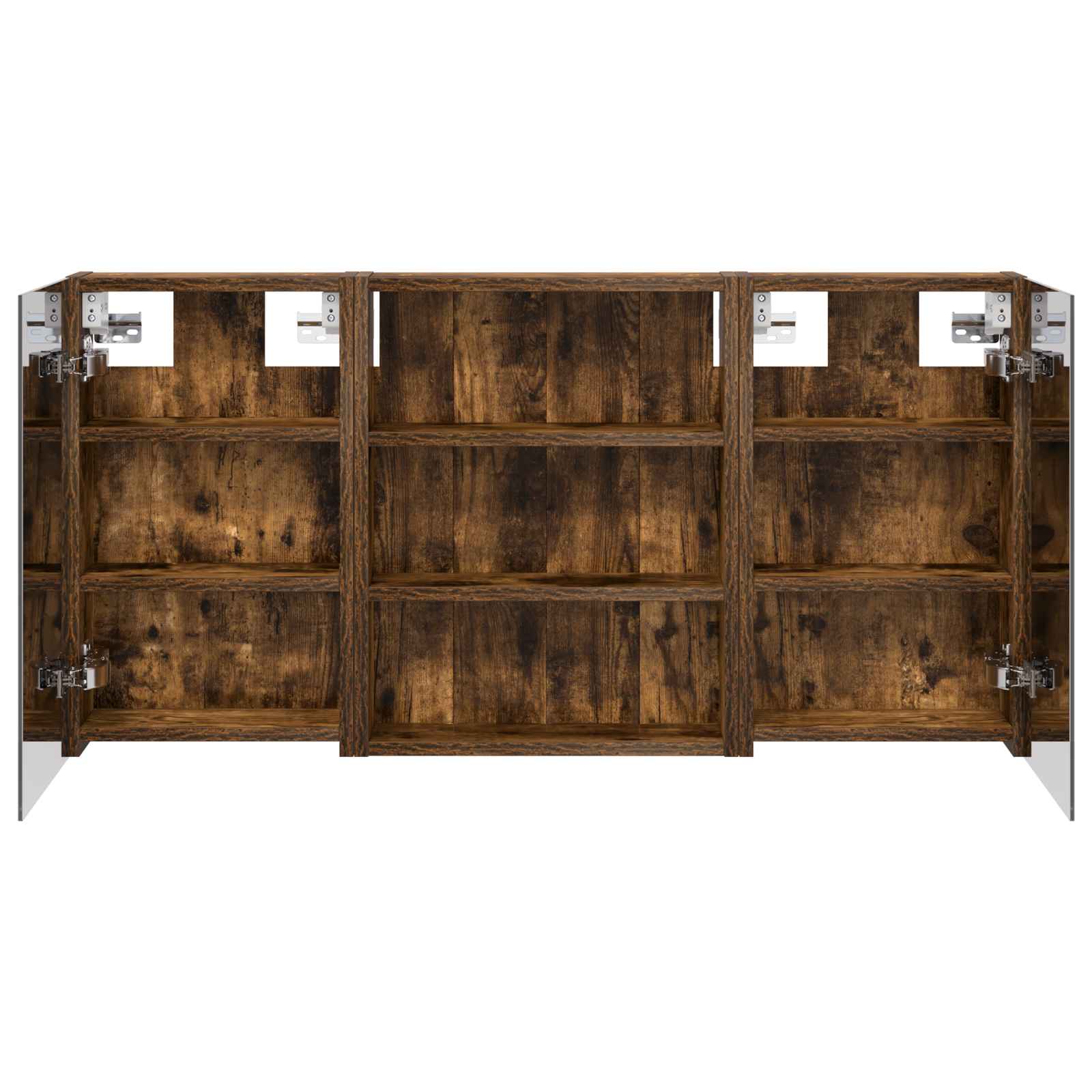 Badezimmerschrank-Set 3 pcs 100 x 10,5 x 50 cm Holzwerkstoff