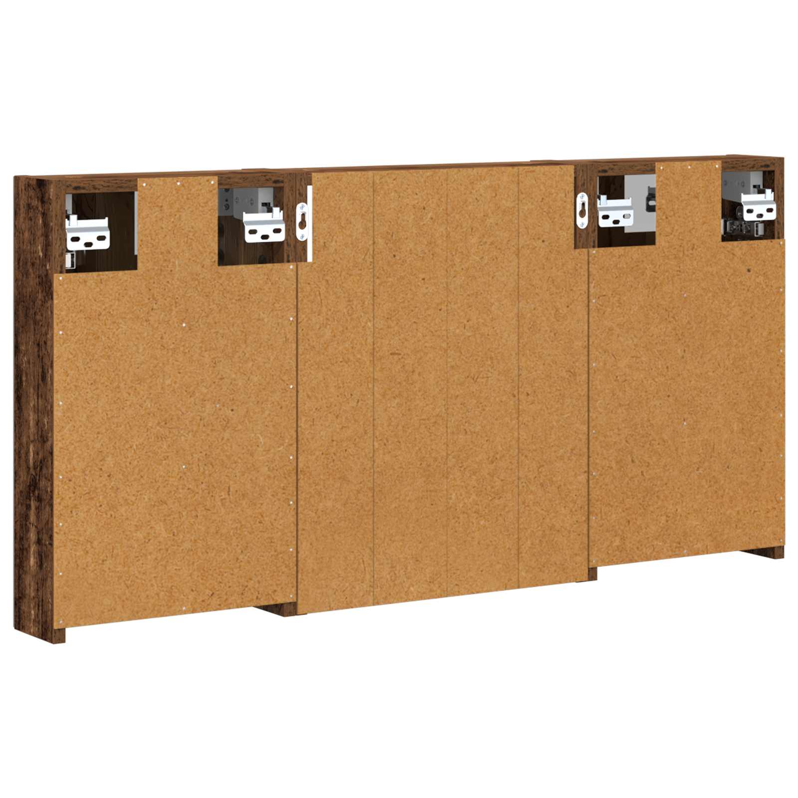 Badezimmerschrank-Set 3 pcs 100 x 10,5 x 50 cm Holzwerkstoff