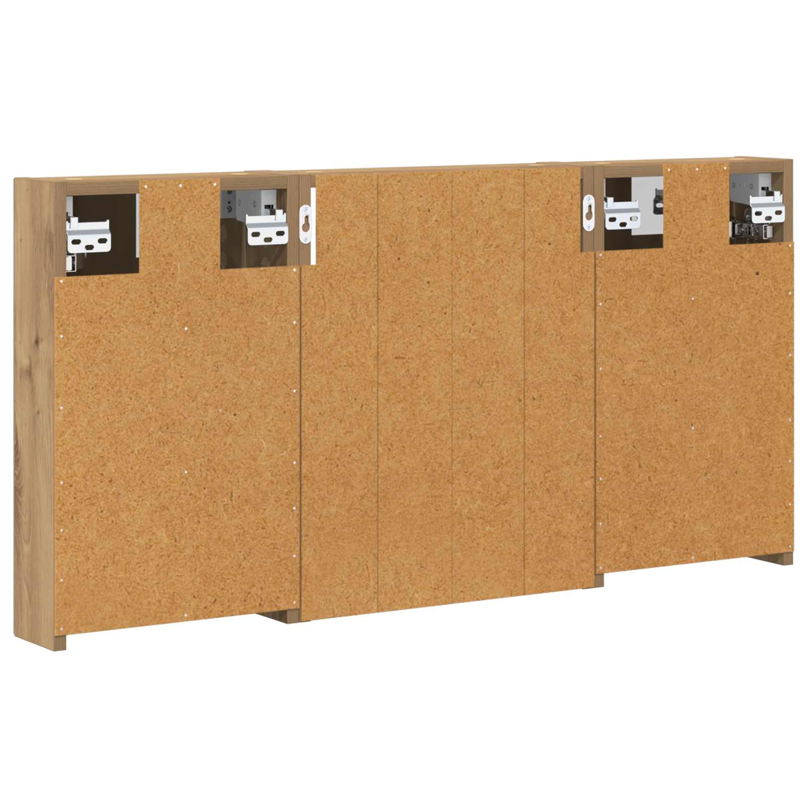 Badezimmerschrank-Set 3 pcs 100 x 10,5 x 50 cm Holzwerkstoff