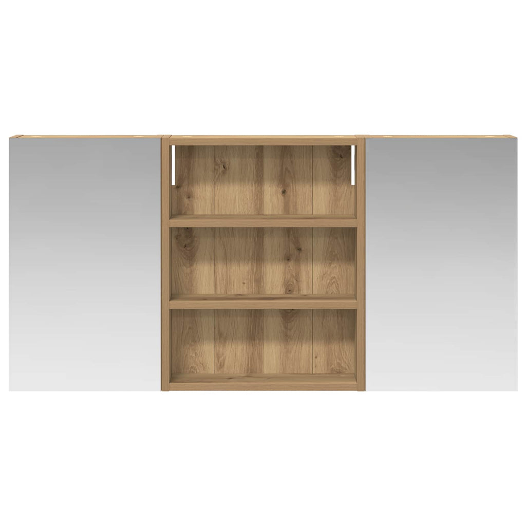 Badezimmerschrank-Set 3 pcs 100 x 10,5 x 50 cm Holzwerkstoff