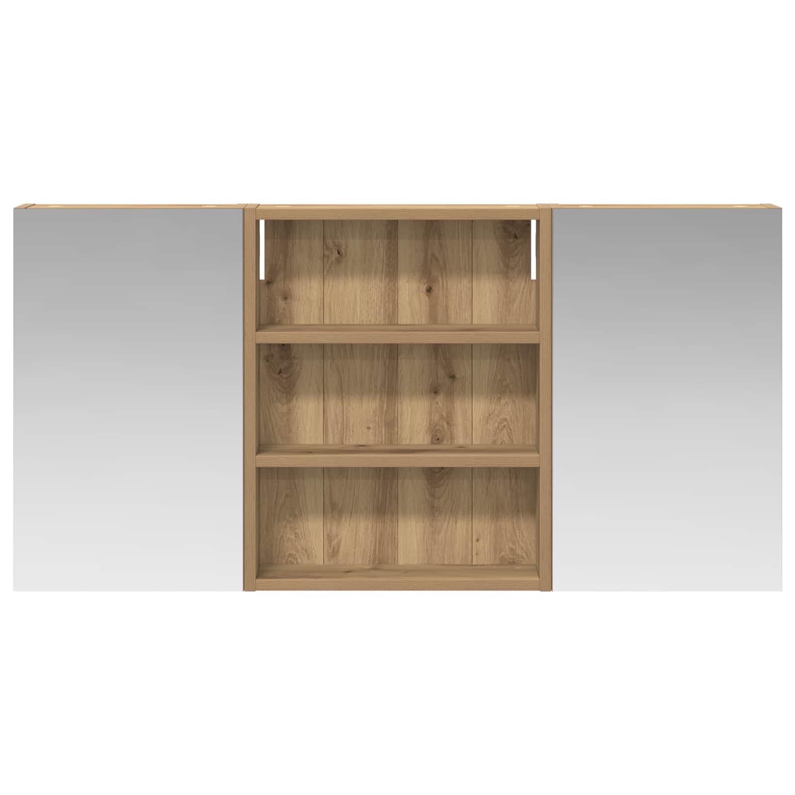 Badezimmerschrank-Set 3 pcs 100 x 10,5 x 50 cm Holzwerkstoff