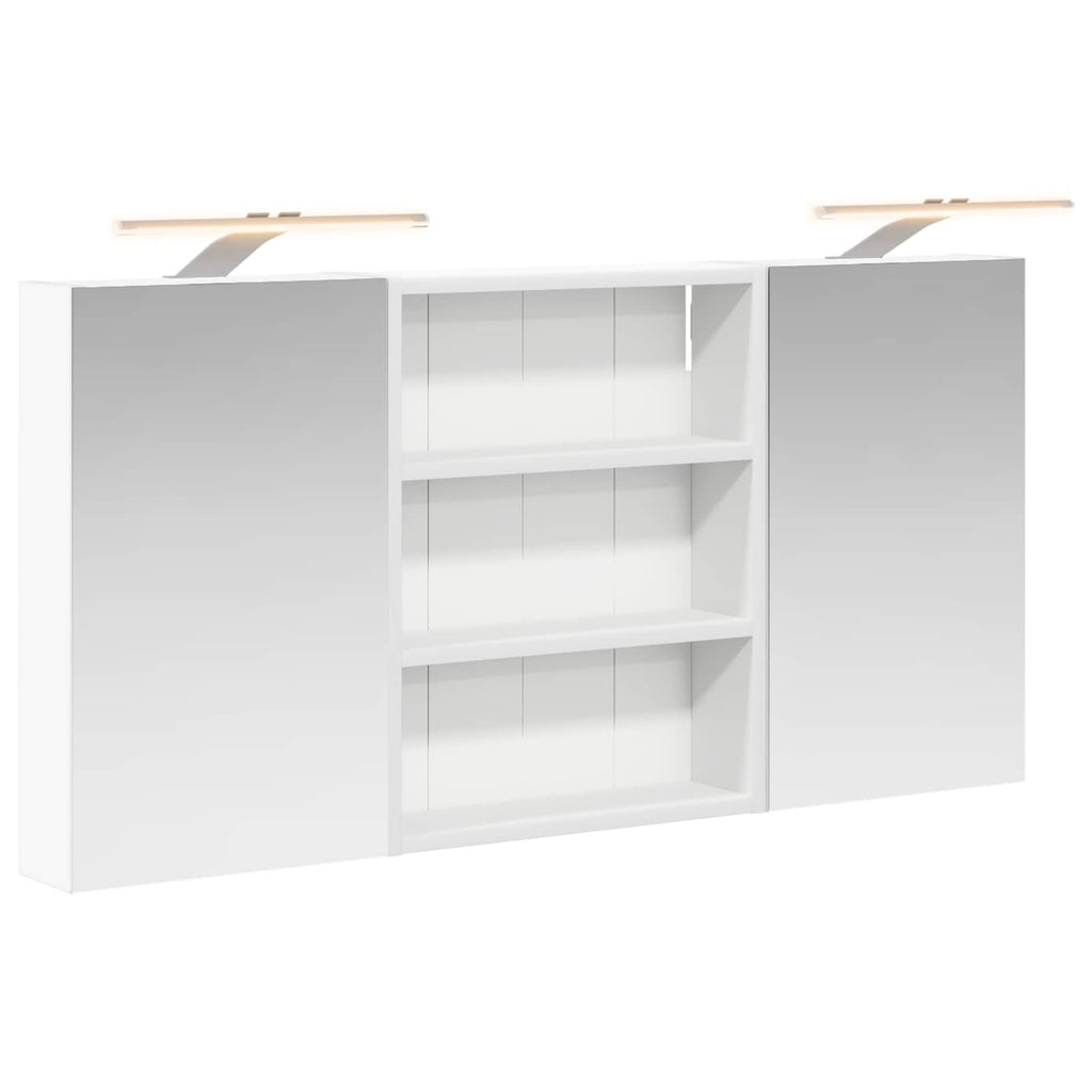 Badezimmerschrank-Set 3 pcs 100 x 10,5 x 50 cm Holzwerkstoff