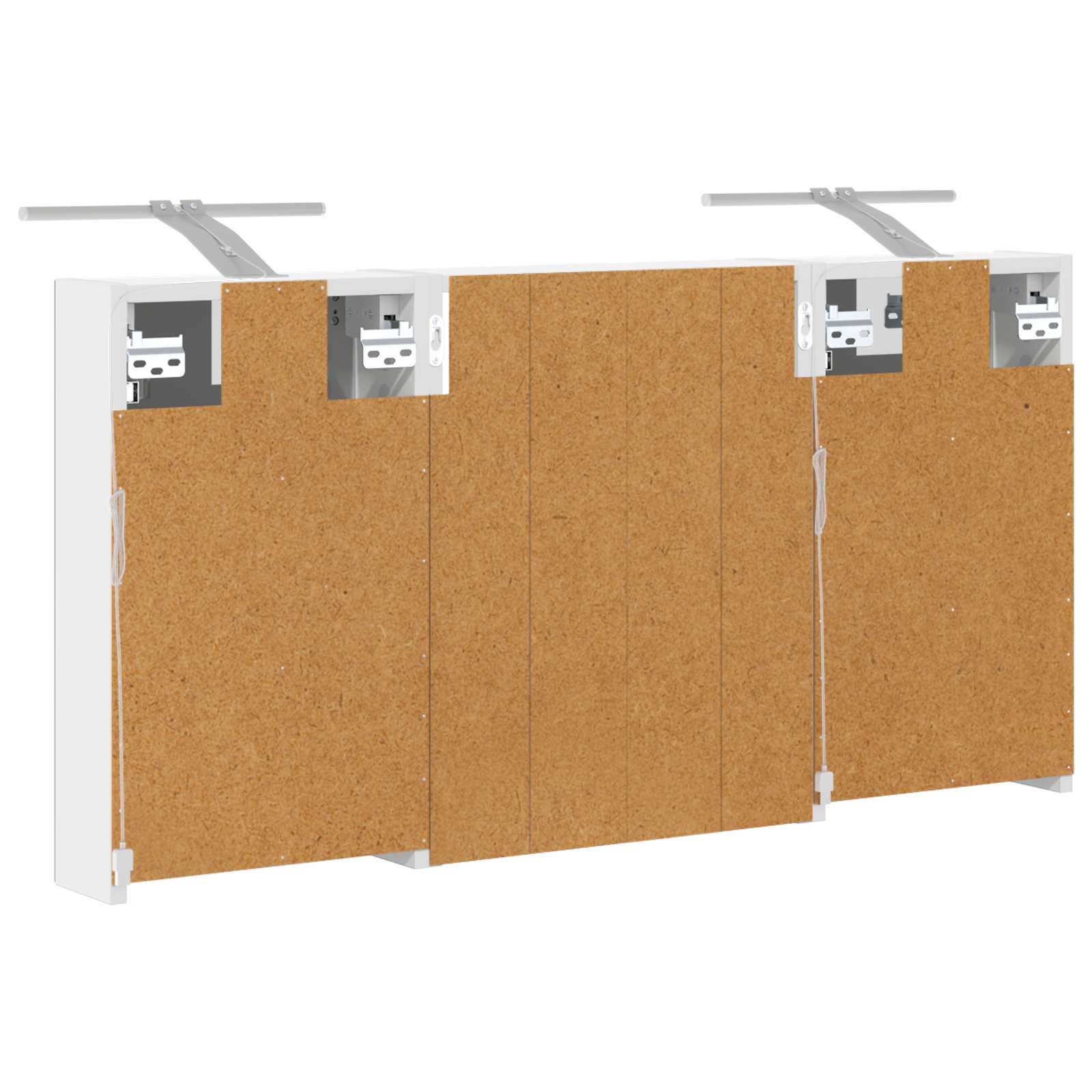 Badezimmerschrank-Set 3 pcs 100 x 10,5 x 50 cm Holzwerkstoff