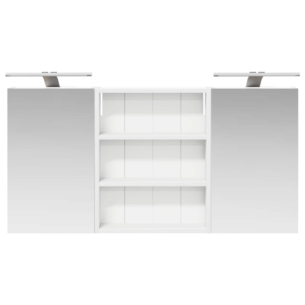 Badezimmerschrank-Set 3 pcs 100 x 10,5 x 50 cm Holzwerkstoff