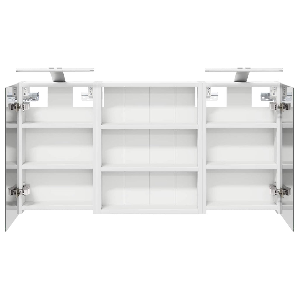 Badezimmerschrank-Set 3 pcs 100 x 10,5 x 50 cm Holzwerkstoff