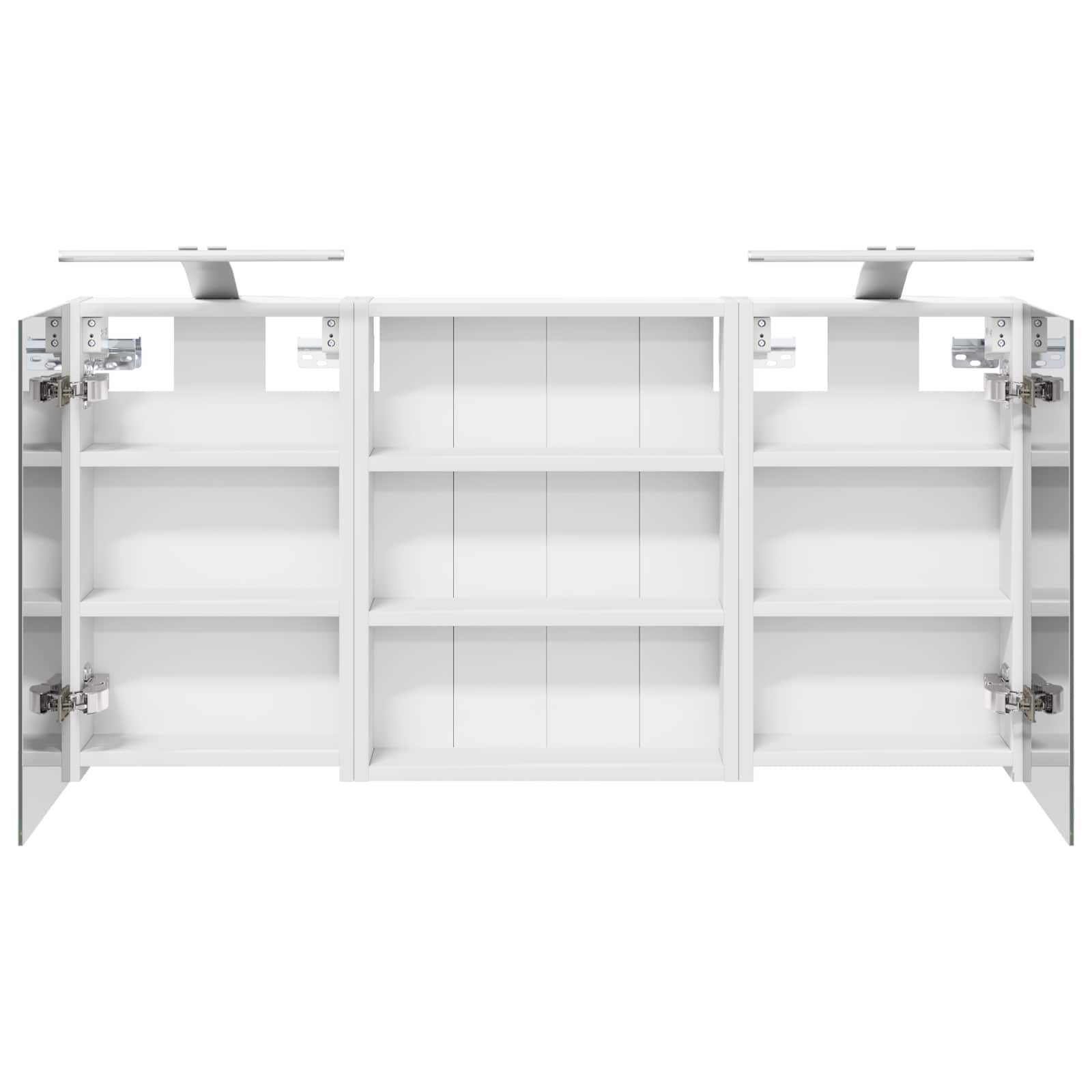 Badezimmerschrank-Set 3 pcs 100 x 10,5 x 50 cm Holzwerkstoff