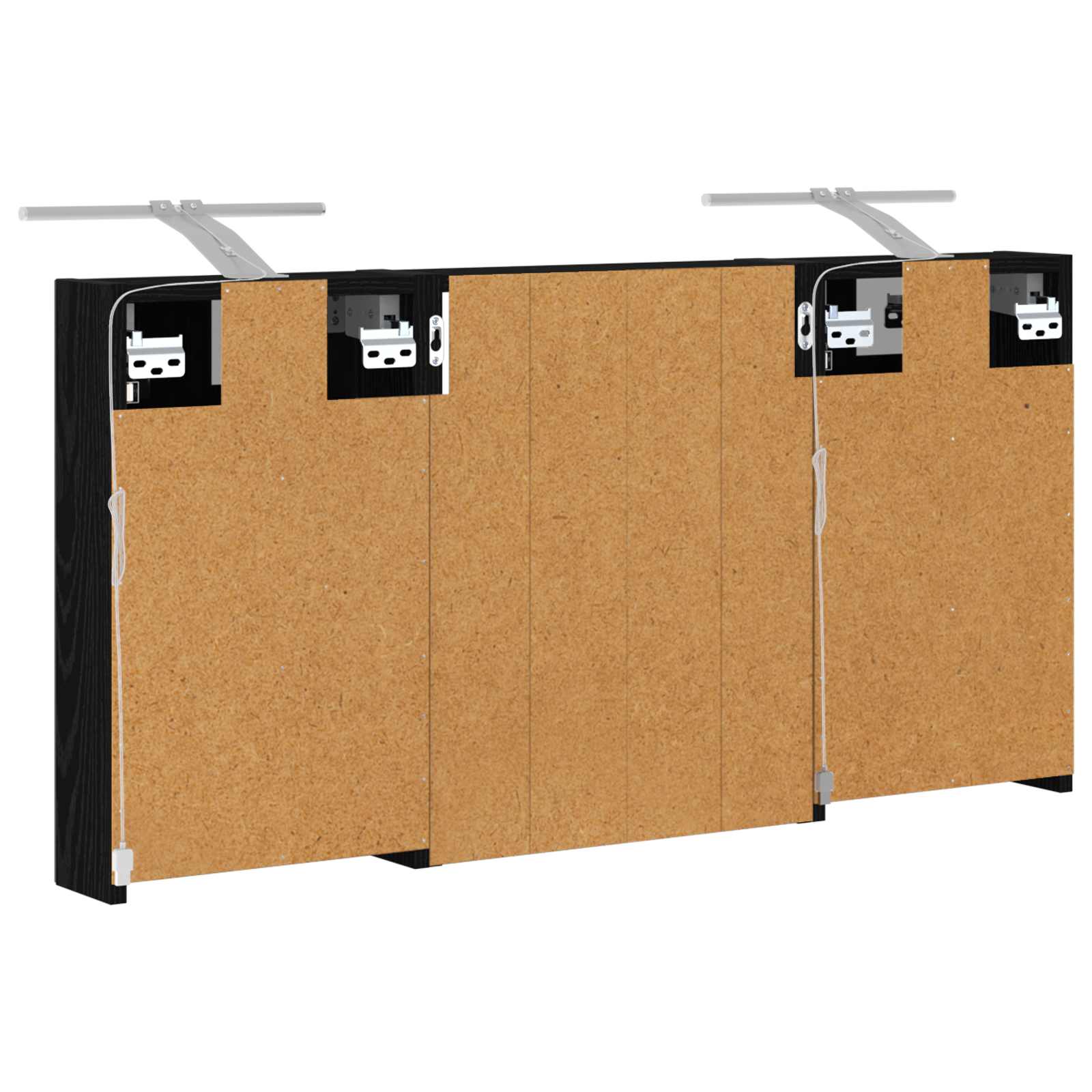 Badezimmerschrank-Set 3 pcs 100 x 10,5 x 50 cm Holzwerkstoff