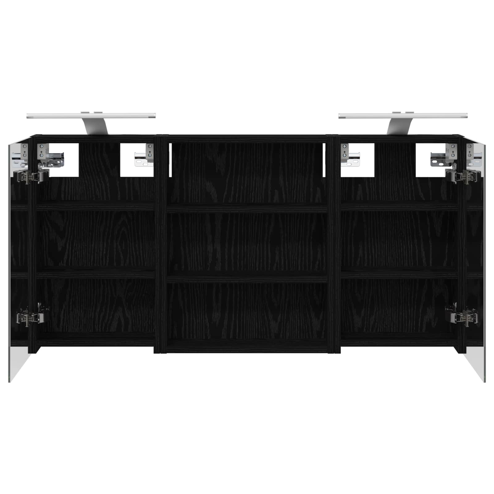 Badezimmerschrank-Set 3 pcs 100 x 10,5 x 50 cm Holzwerkstoff