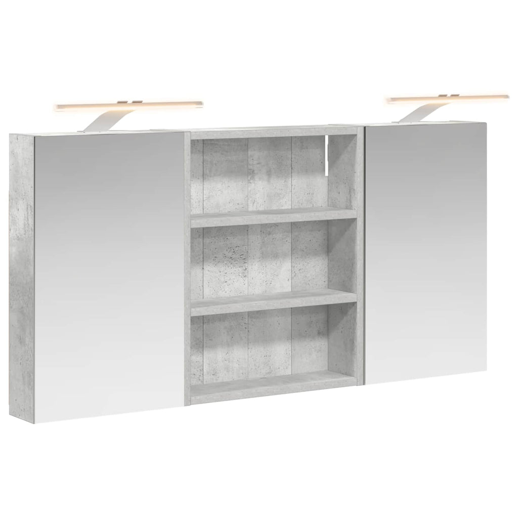 Badezimmerschrank-Set 3 pcs 100 x 10,5 x 50 cm Holzwerkstoff
