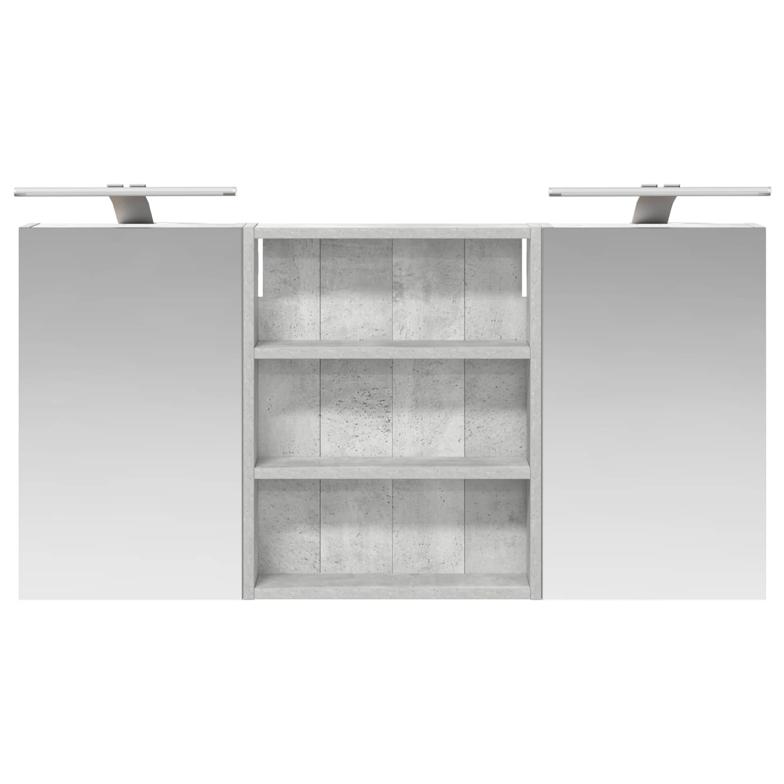 Badezimmerschrank-Set 3 pcs 100 x 10,5 x 50 cm Holzwerkstoff
