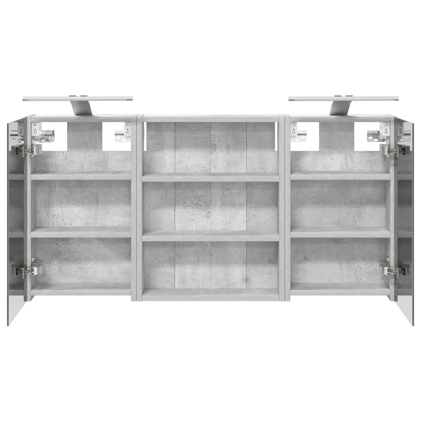 Badezimmerschrank-Set 3 pcs 100 x 10,5 x 50 cm Holzwerkstoff