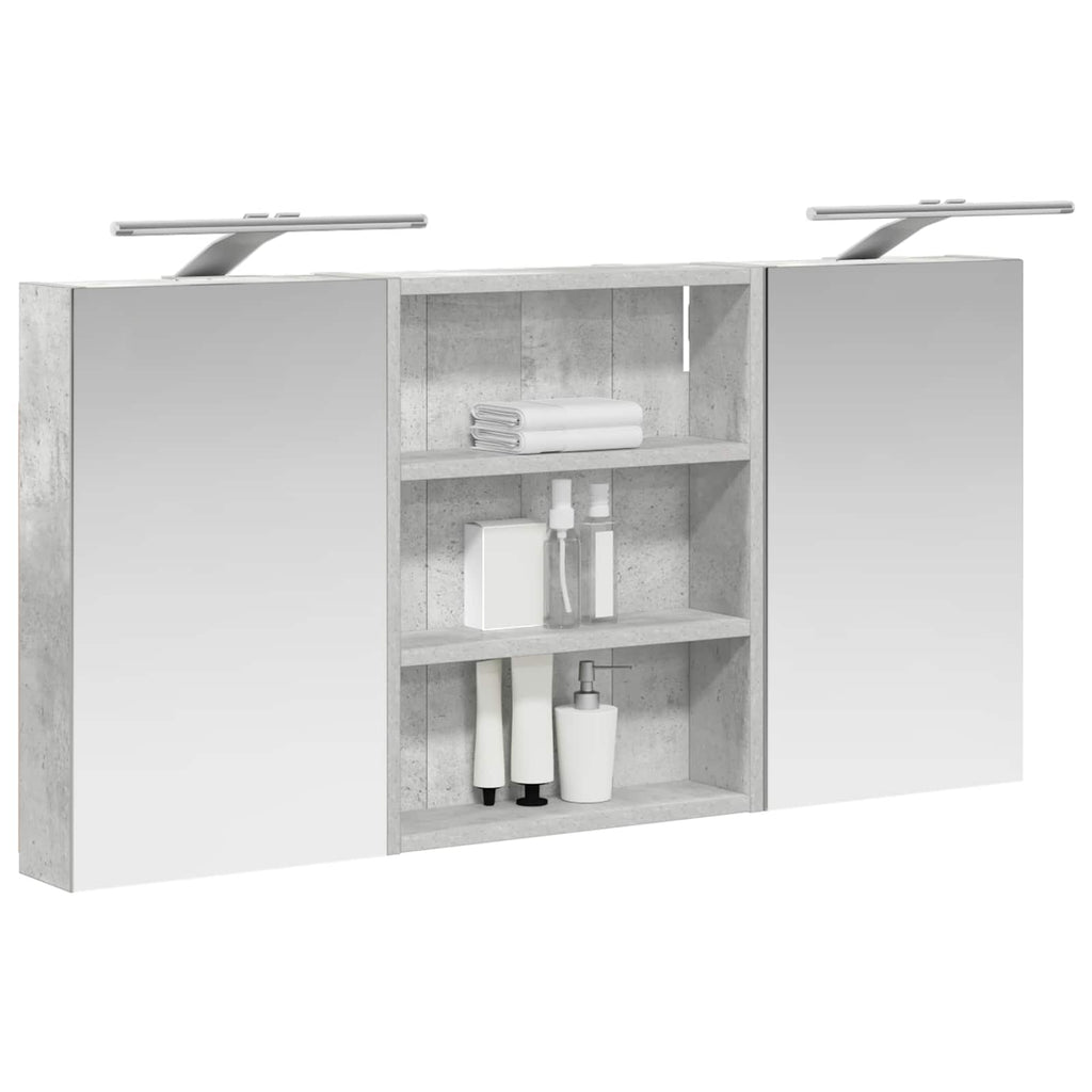 Badezimmerschrank-Set 3 pcs 100 x 10,5 x 50 cm Holzwerkstoff