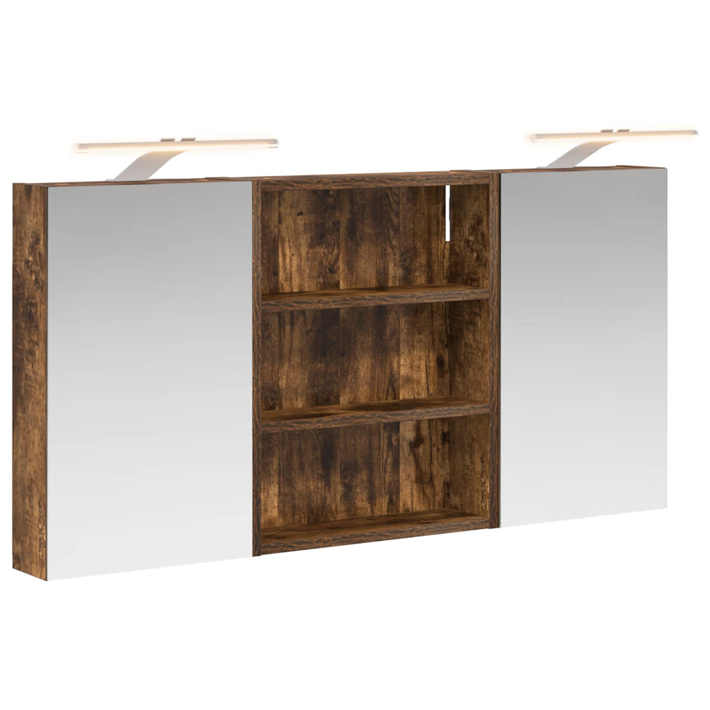 Badezimmerschrank-Set 3 pcs 100 x 10,5 x 50 cm Holzwerkstoff