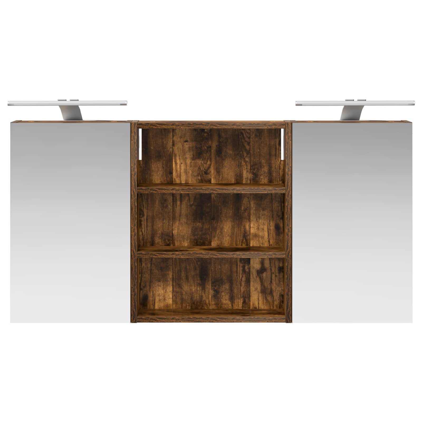 Badezimmerschrank-Set 3 pcs 100 x 10,5 x 50 cm Holzwerkstoff