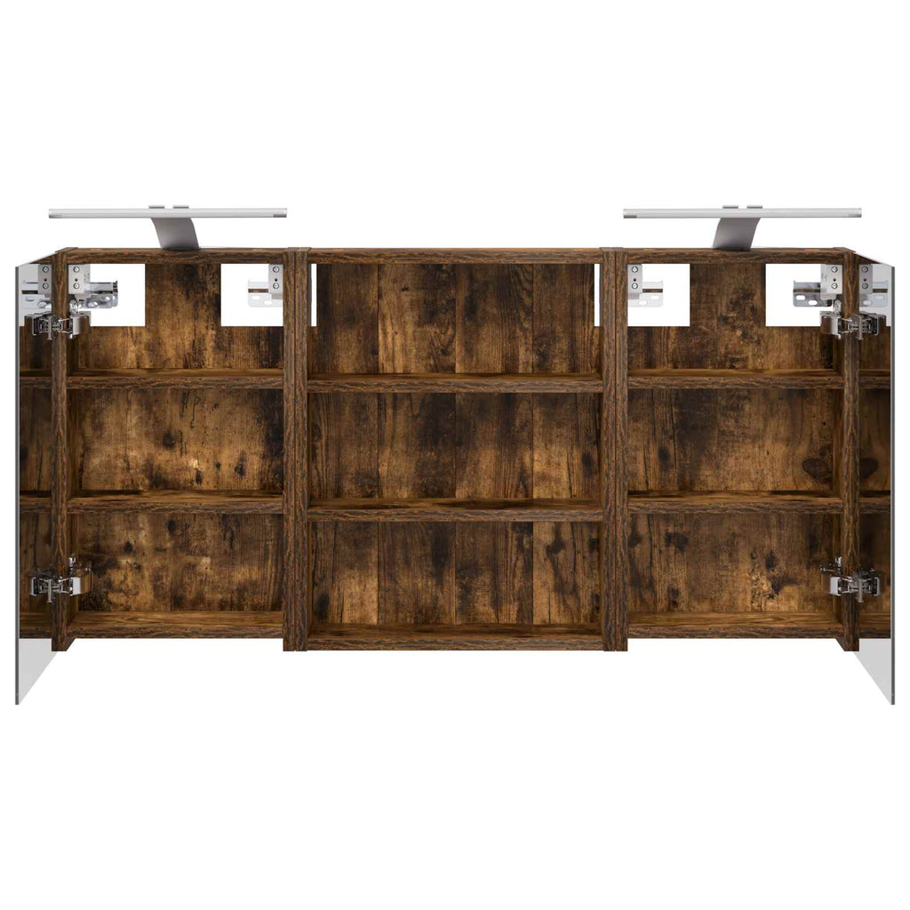 Badezimmerschrank-Set 3 pcs 100 x 10,5 x 50 cm Holzwerkstoff