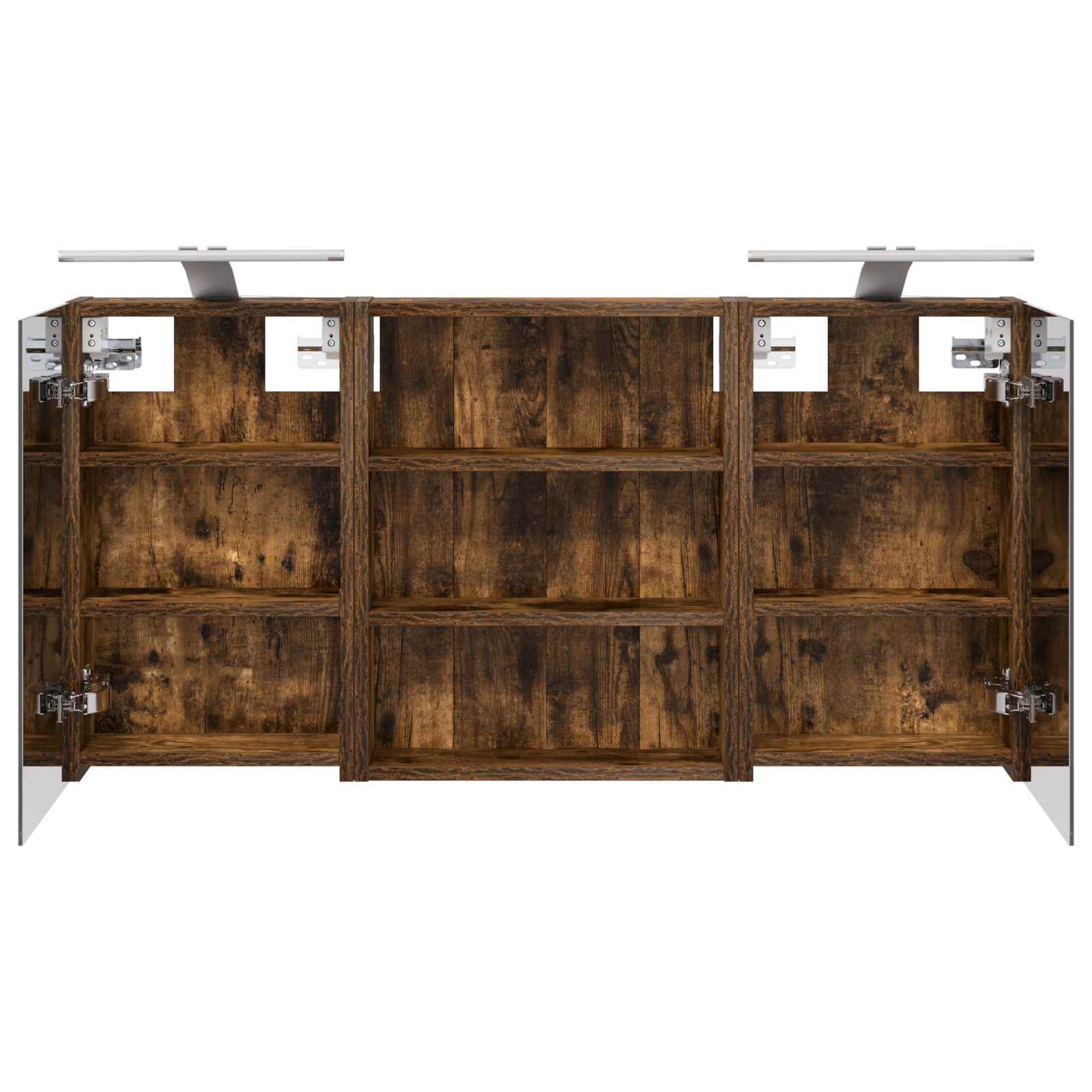 Badezimmerschrank-Set 3 pcs 100 x 10,5 x 50 cm Holzwerkstoff