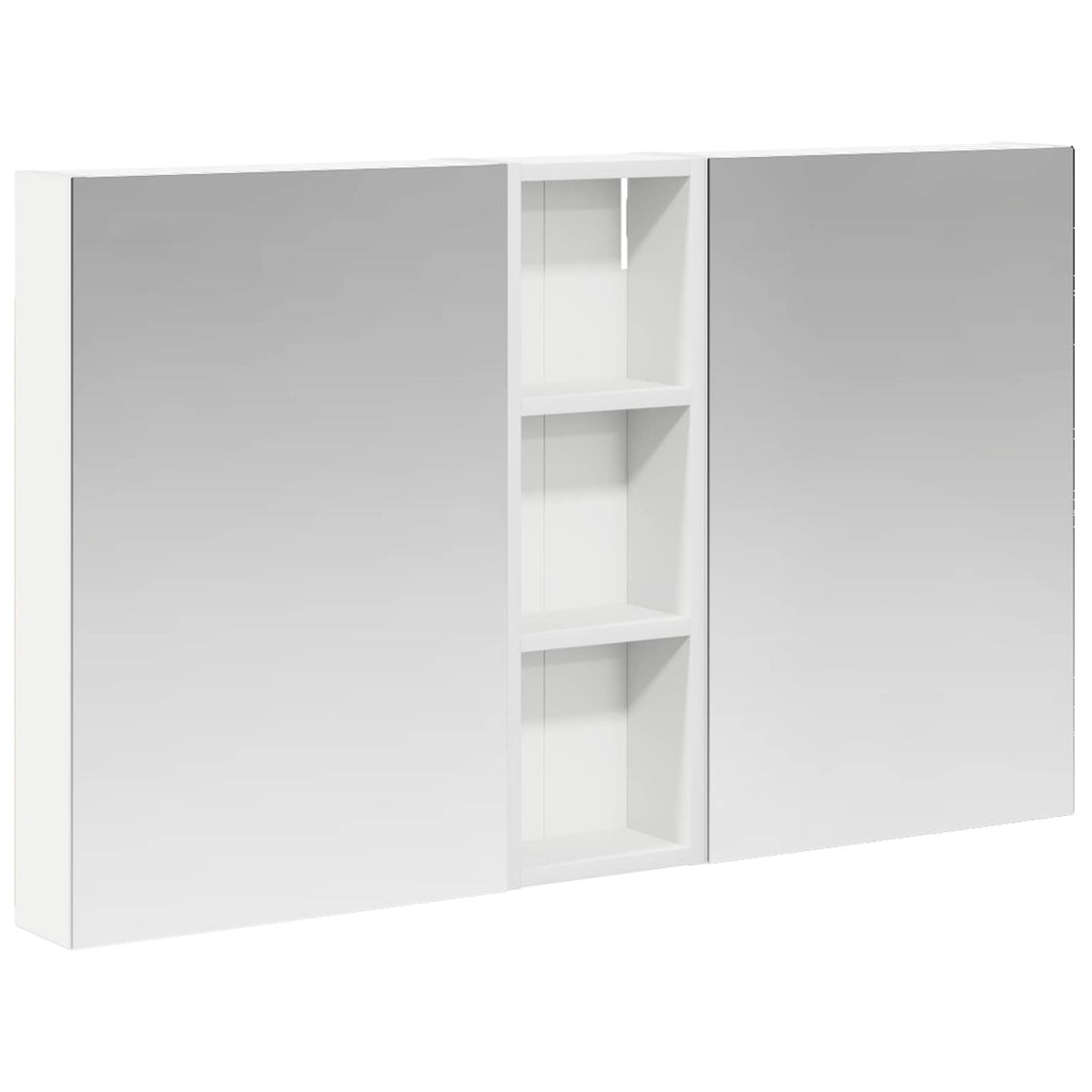 Badezimmerschrank-Set 3 pcs 100 x 10,5 x 60,5 cm Holzwerkstoff