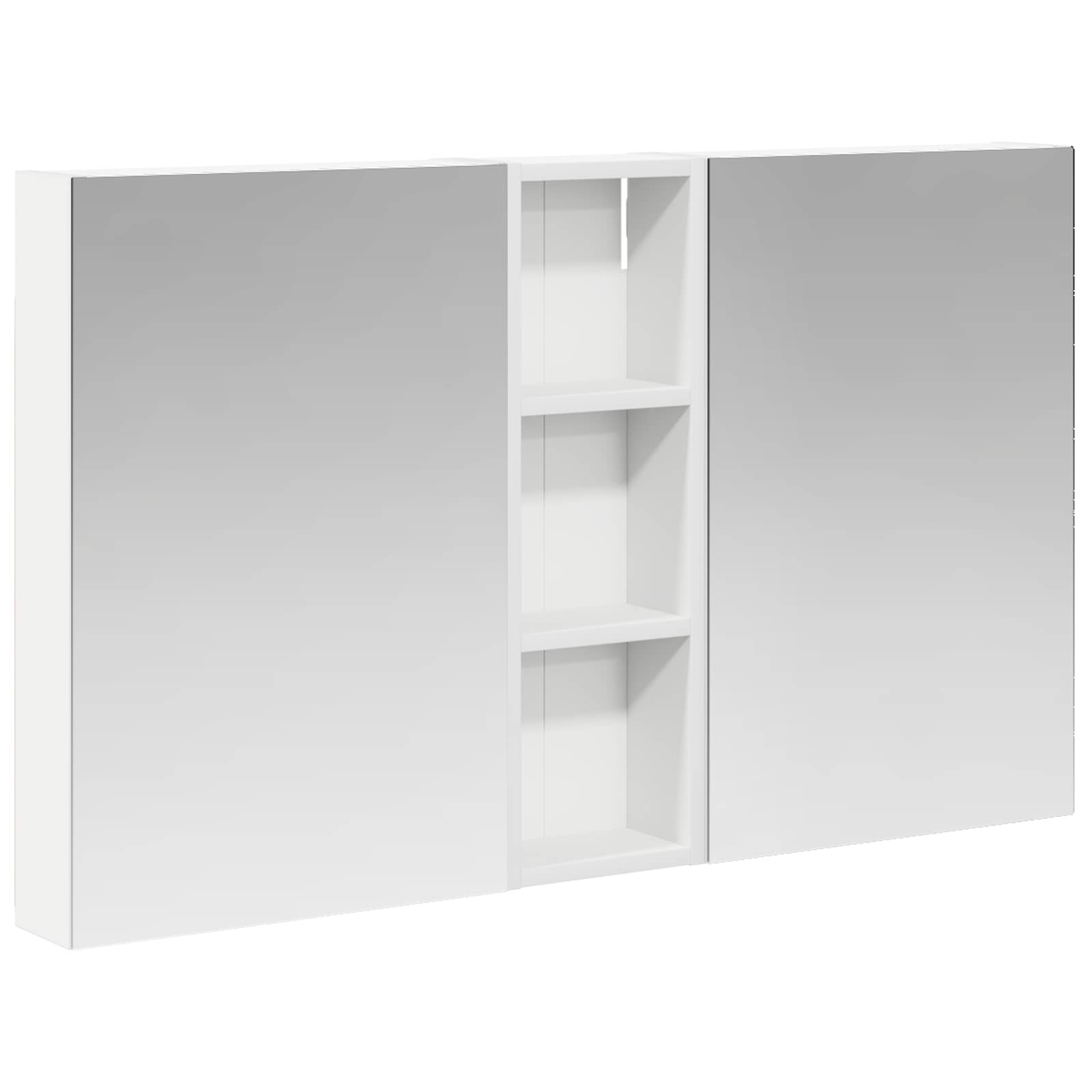 Badezimmerschrank-Set 3 pcs 100 x 10,5 x 60,5 cm Holzwerkstoff