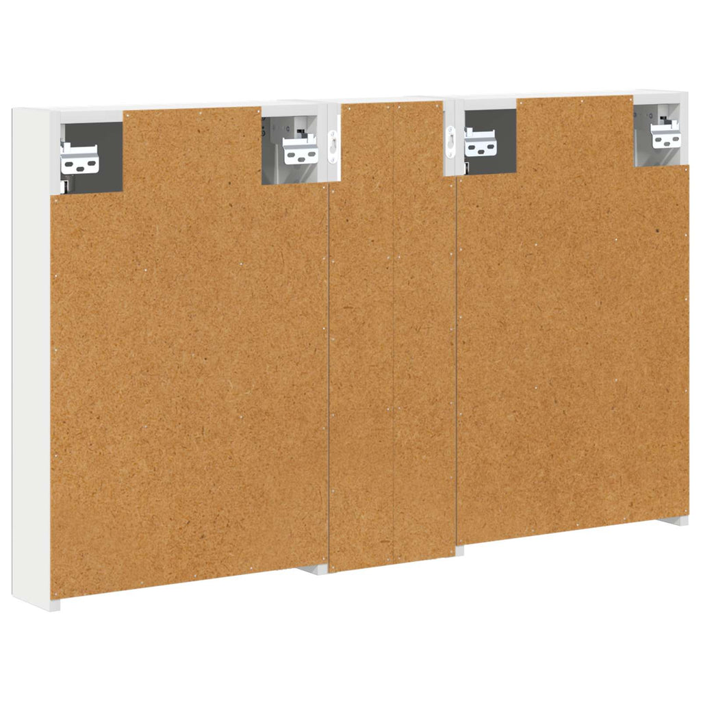 Badezimmerschrank-Set 3 pcs 100 x 10,5 x 60,5 cm Holzwerkstoff