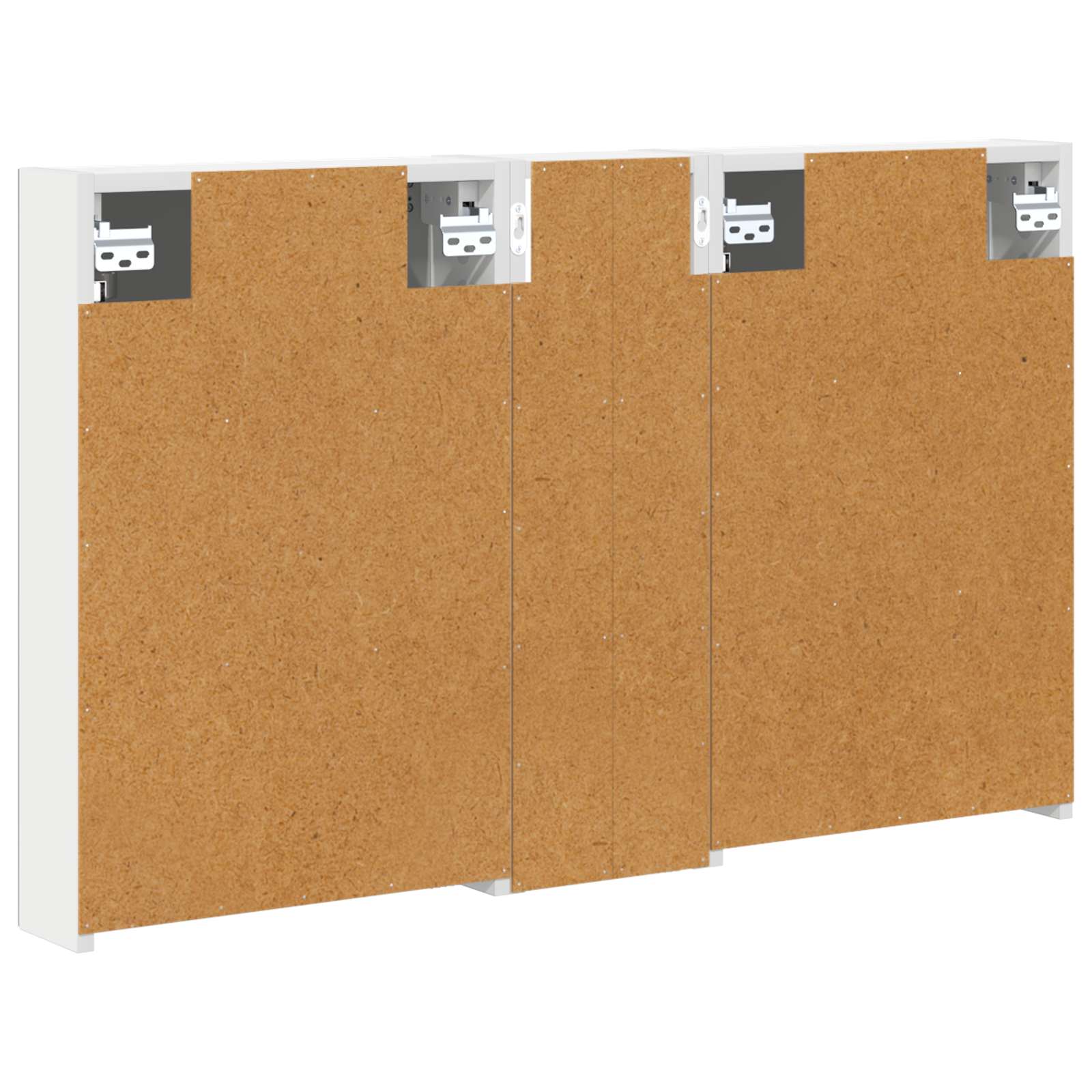 Badezimmerschrank-Set 3 pcs 100 x 10,5 x 60,5 cm Holzwerkstoff