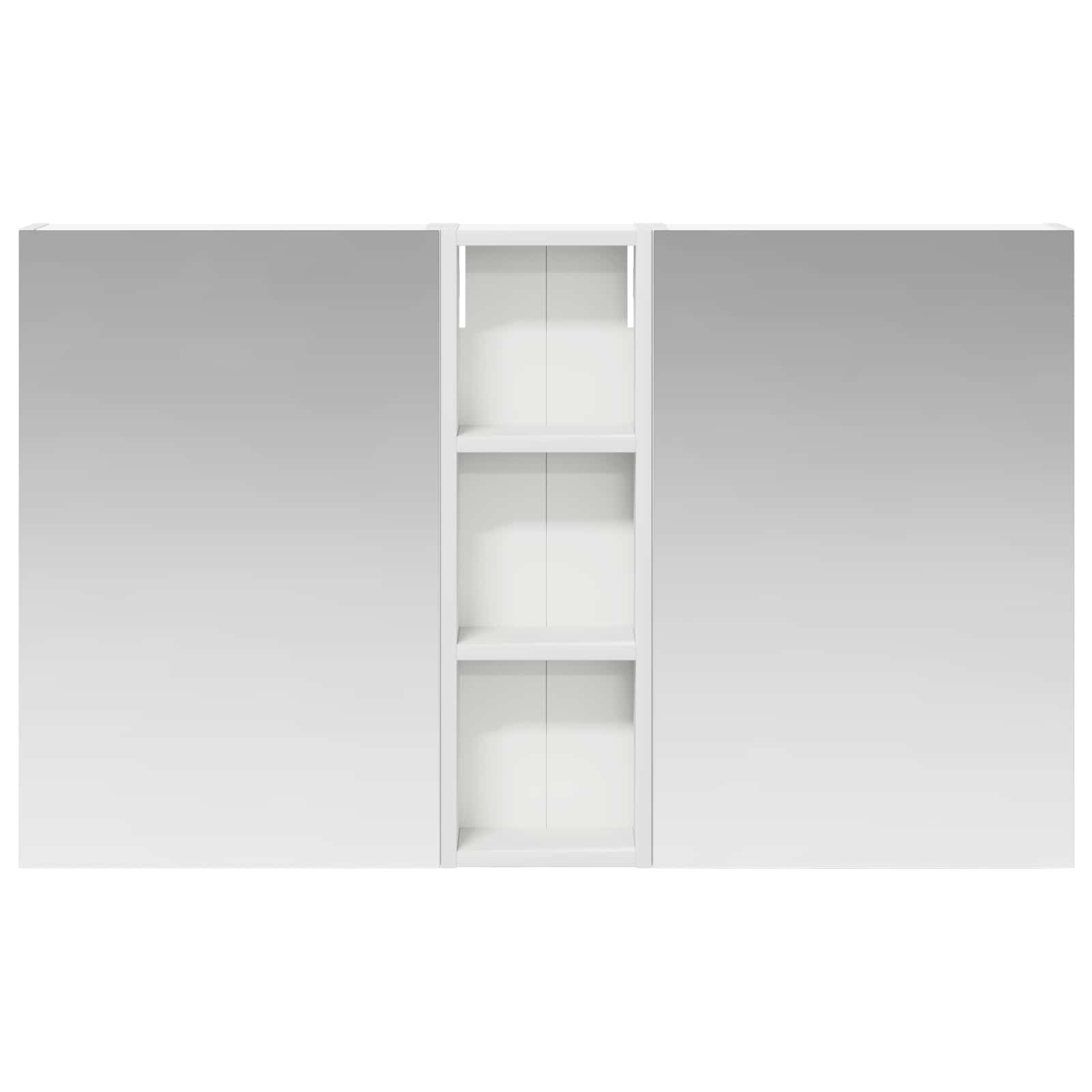 Badezimmerschrank-Set 3 pcs 100 x 10,5 x 60,5 cm Holzwerkstoff
