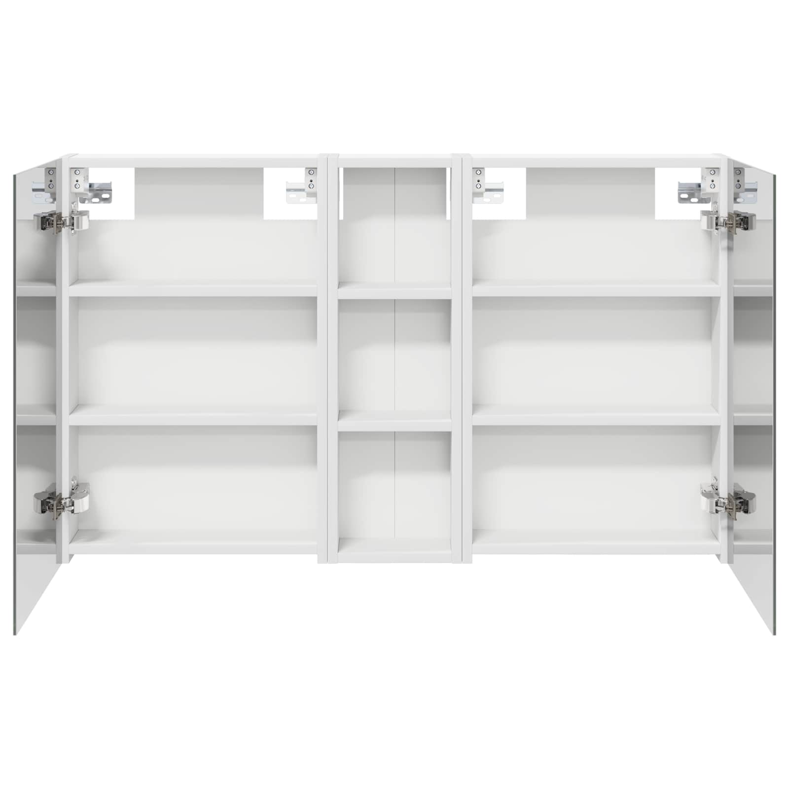 Badezimmerschrank-Set 3 pcs 100 x 10,5 x 60,5 cm Holzwerkstoff