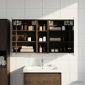 Badezimmerschrank-Set 3 pcs 100 x 10,5 x 60,5 cm Holzwerkstoff