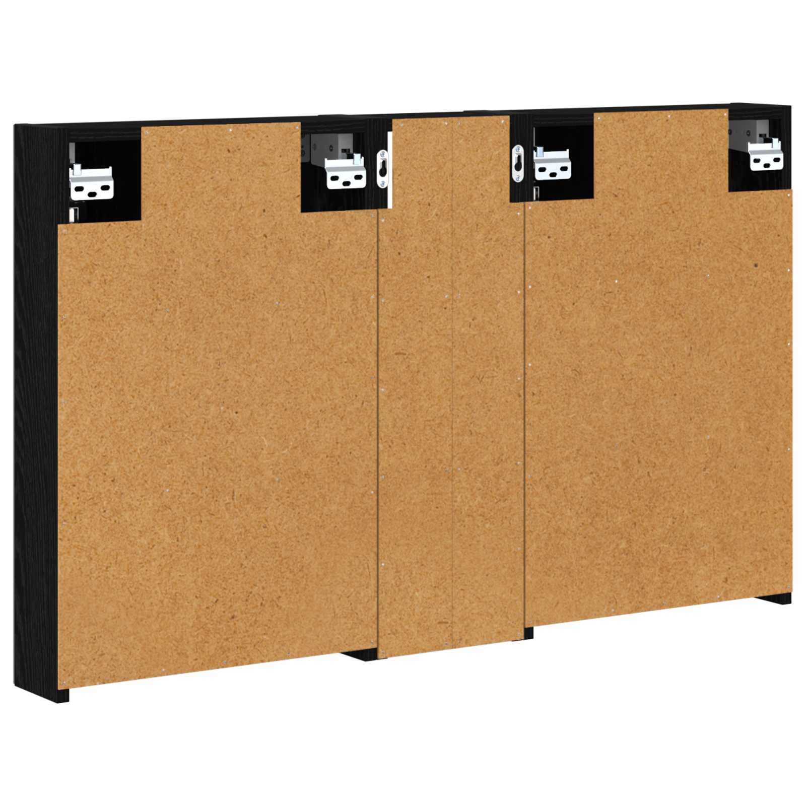Badezimmerschrank-Set 3 pcs 100 x 10,5 x 60,5 cm Holzwerkstoff