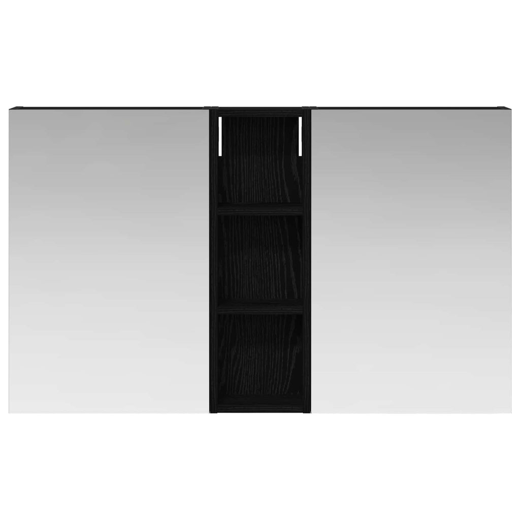 Badezimmerschrank-Set 3 pcs 100 x 10,5 x 60,5 cm Holzwerkstoff