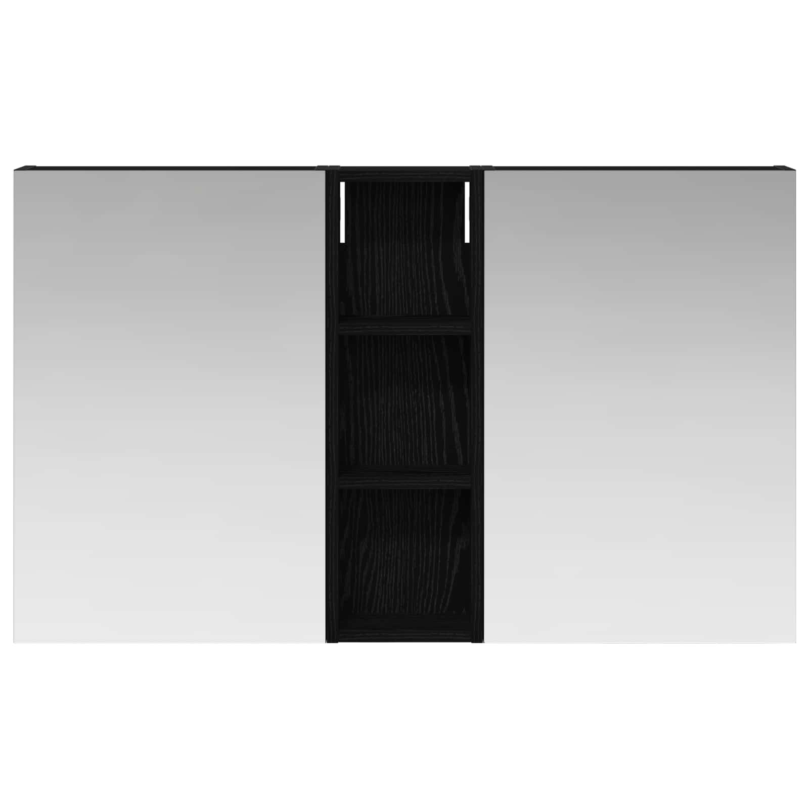 Badezimmerschrank-Set 3 pcs 100 x 10,5 x 60,5 cm Holzwerkstoff