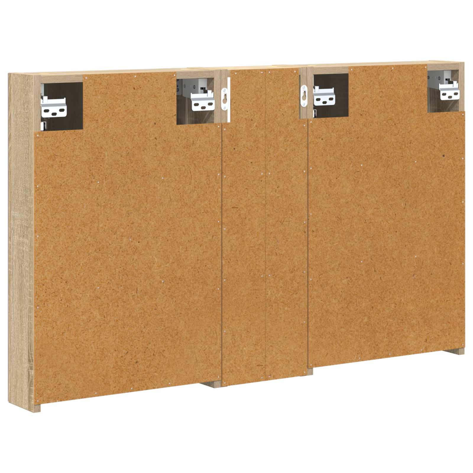 Badezimmerschrank-Set 3 pcs 100 x 10,5 x 60,5 cm Holzwerkstoff