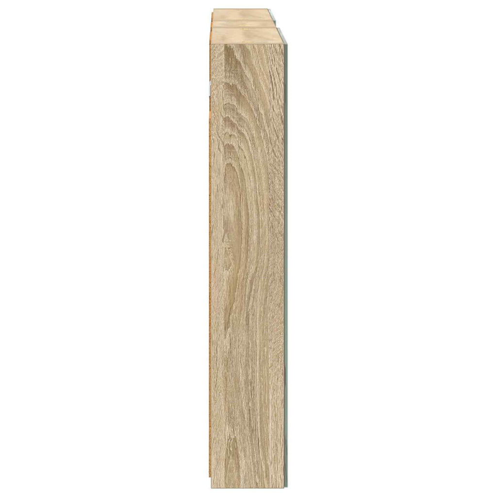Badezimmerschrank-Set 3 pcs 100 x 10,5 x 60,5 cm Holzwerkstoff