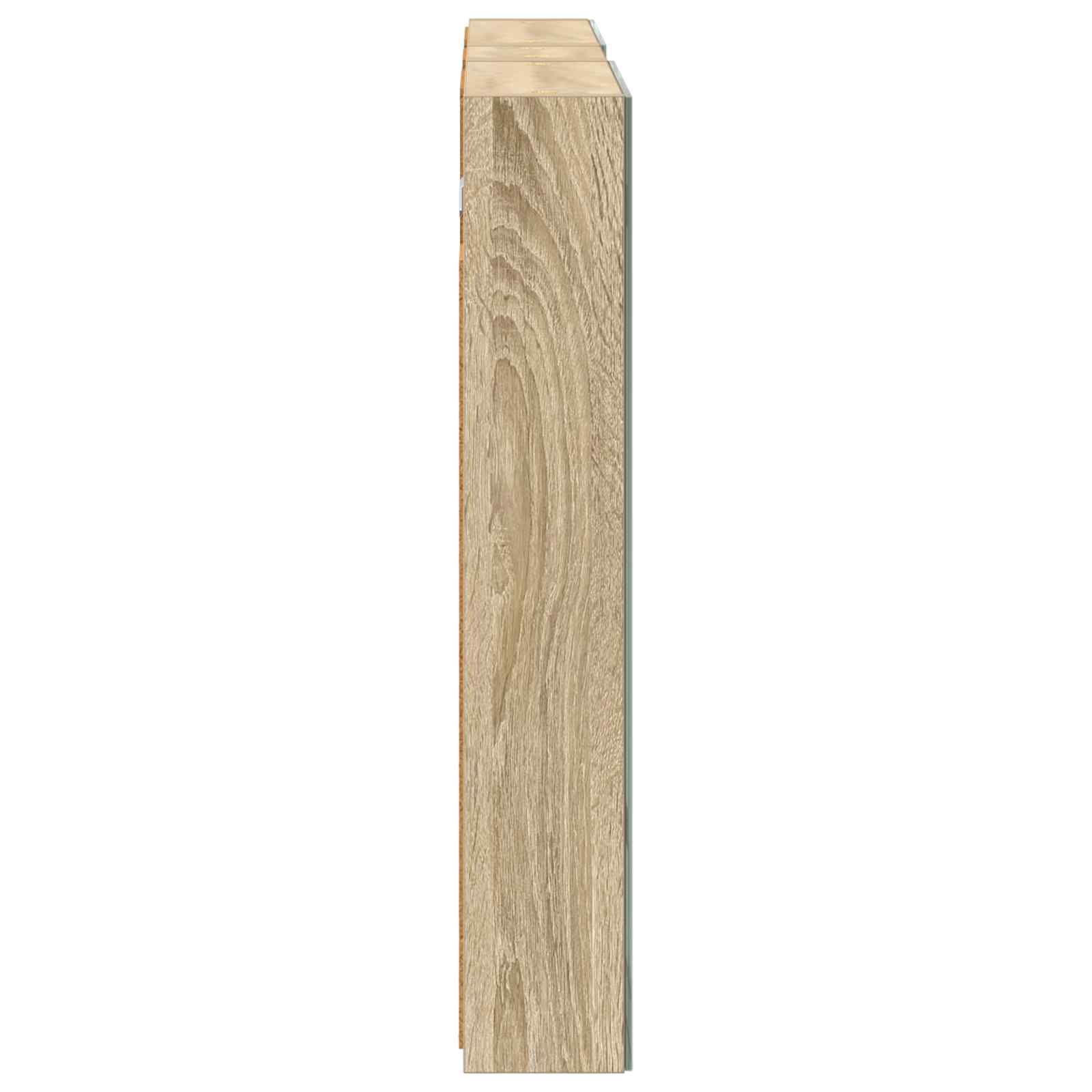 Badezimmerschrank-Set 3 pcs 100 x 10,5 x 60,5 cm Holzwerkstoff