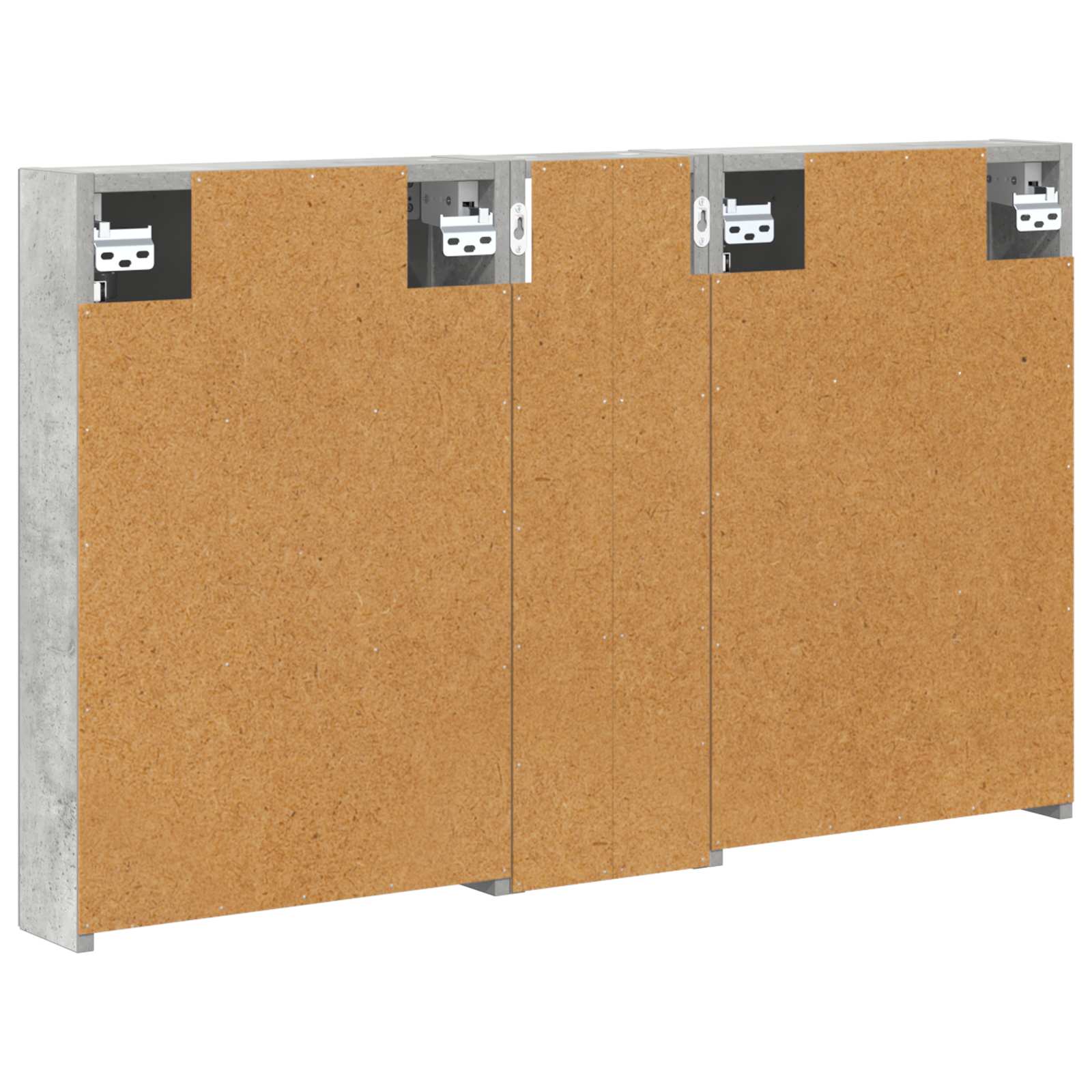 Badezimmerschrank-Set 3 pcs 100 x 10,5 x 60,5 cm Holzwerkstoff