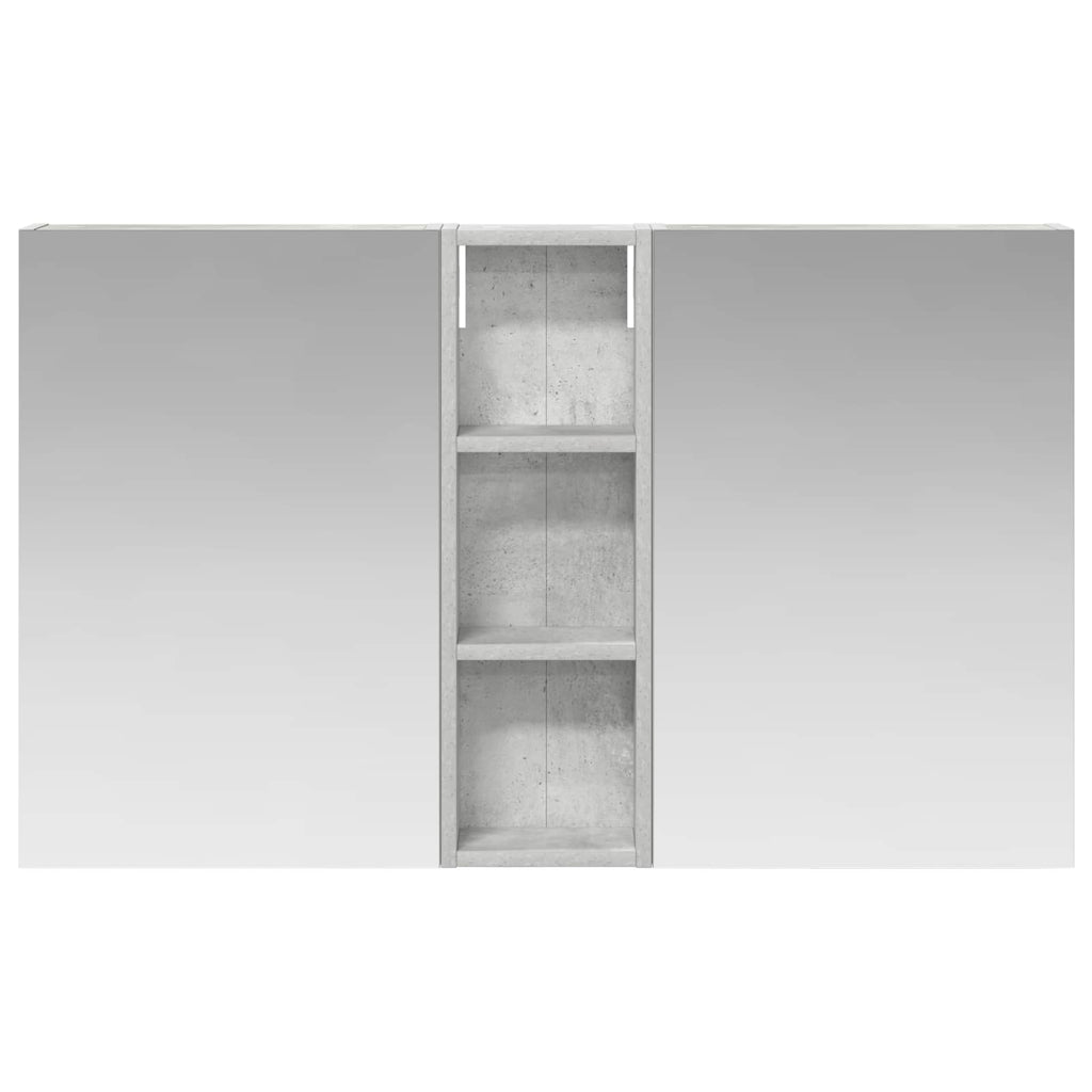 Badezimmerschrank-Set 3 pcs 100 x 10,5 x 60,5 cm Holzwerkstoff