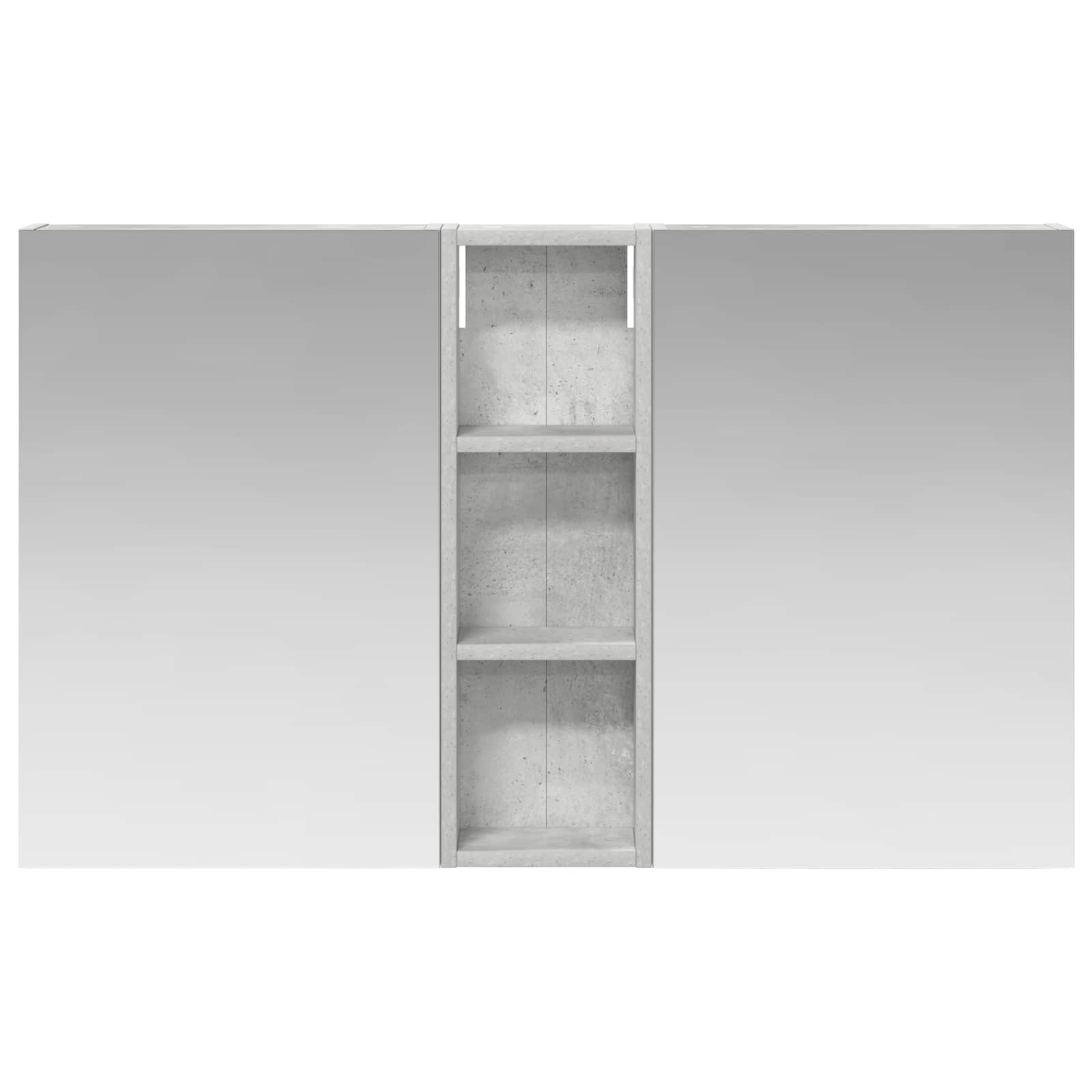 Badezimmerschrank-Set 3 pcs 100 x 10,5 x 60,5 cm Holzwerkstoff