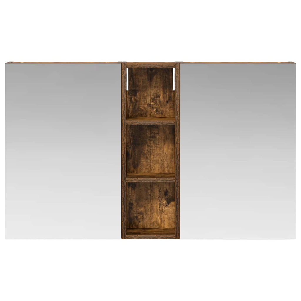 Badezimmerschrank-Set 3 pcs 100 x 10,5 x 60,5 cm Holzwerkstoff