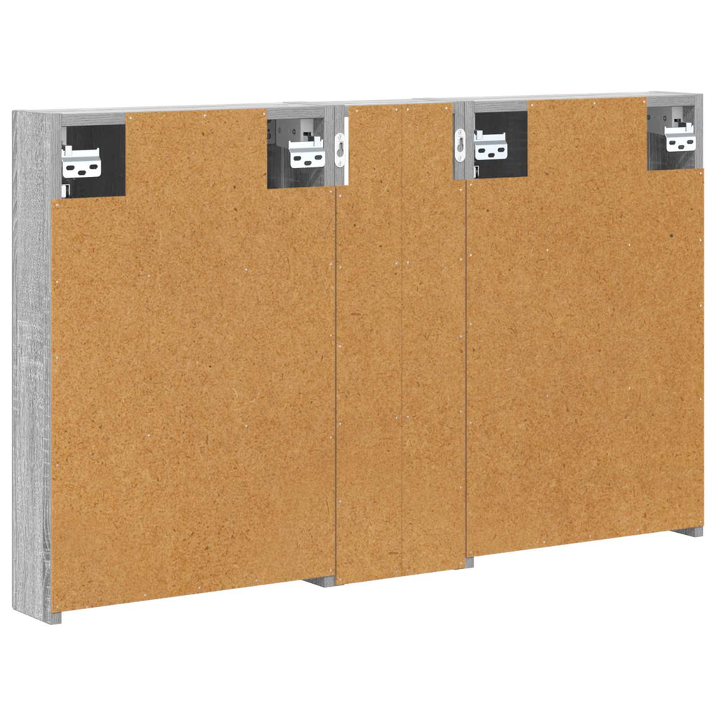 Badezimmerschrank-Set 3 pcs 100 x 10,5 x 60,5 cm Holzwerkstoff