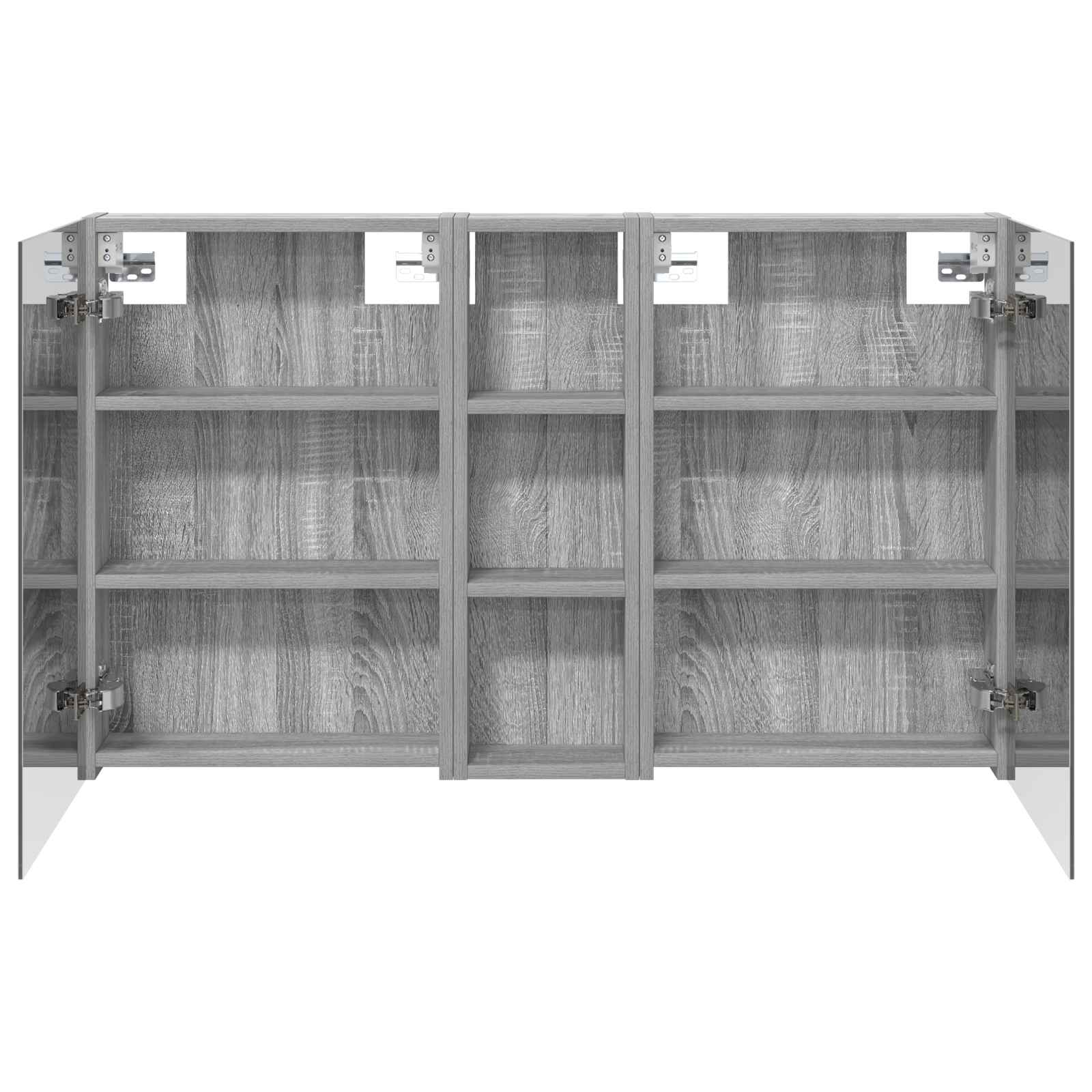 Badezimmerschrank-Set 3 pcs 100 x 10,5 x 60,5 cm Holzwerkstoff