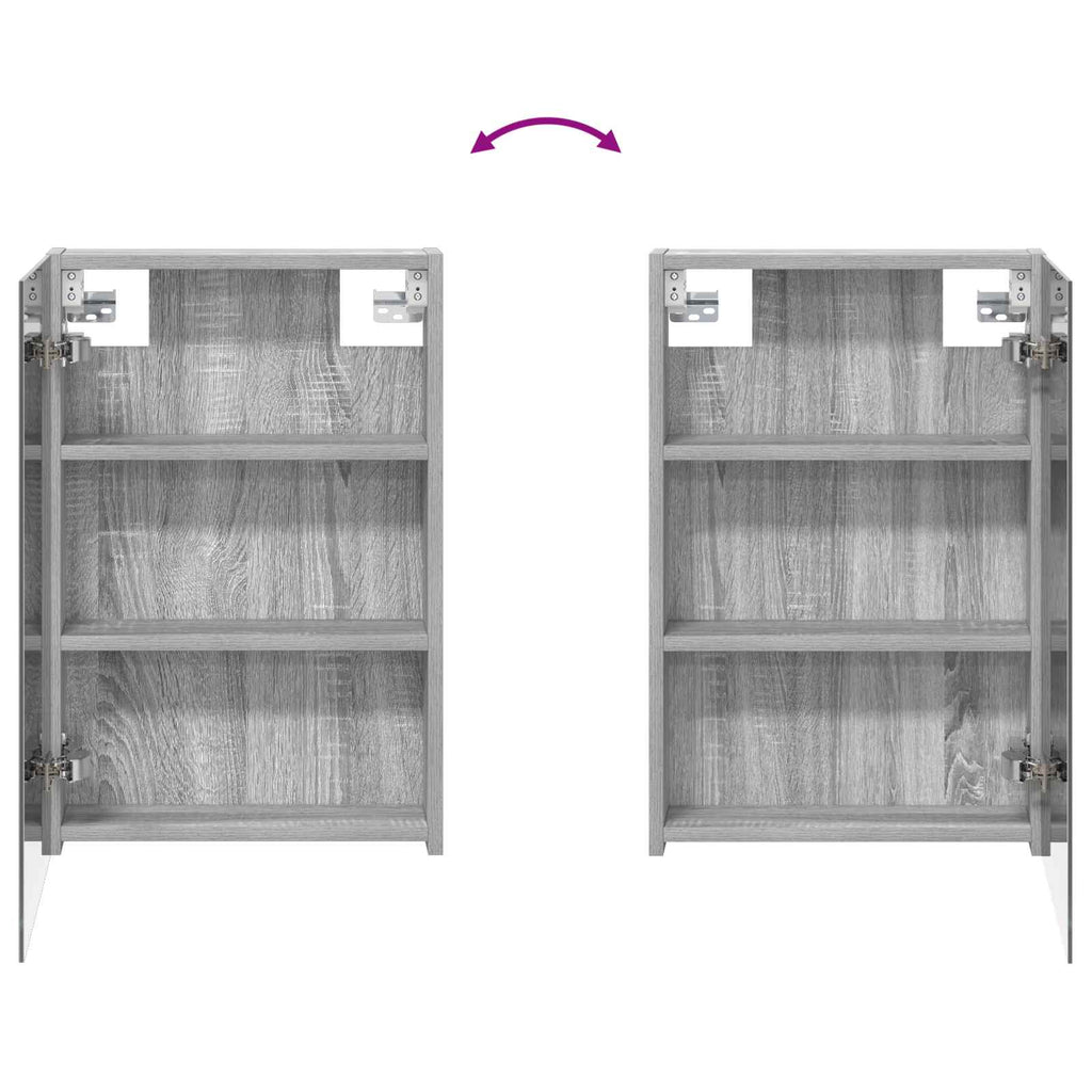Badezimmerschrank-Set 3 pcs 100 x 10,5 x 60,5 cm Holzwerkstoff